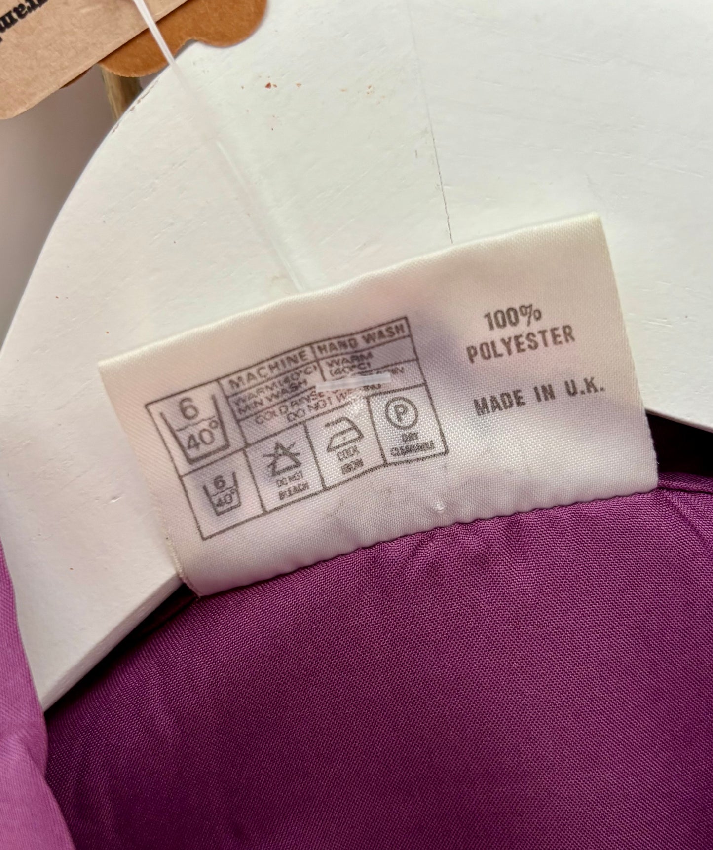 1980s Richard’s Purple Blouse (UK 16)