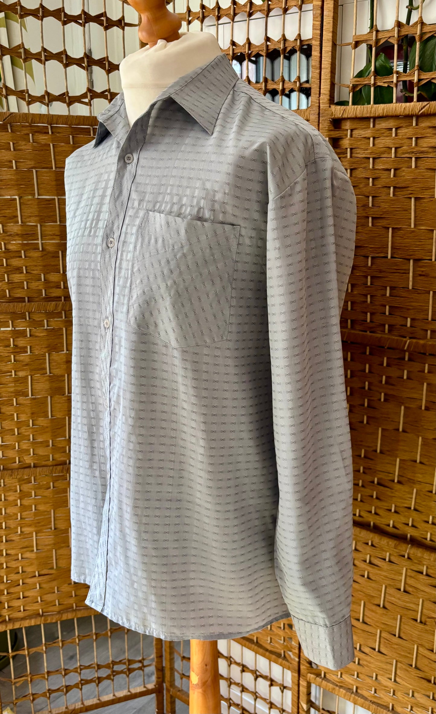 1980s Kevil Sun Grey Shirt (48”)