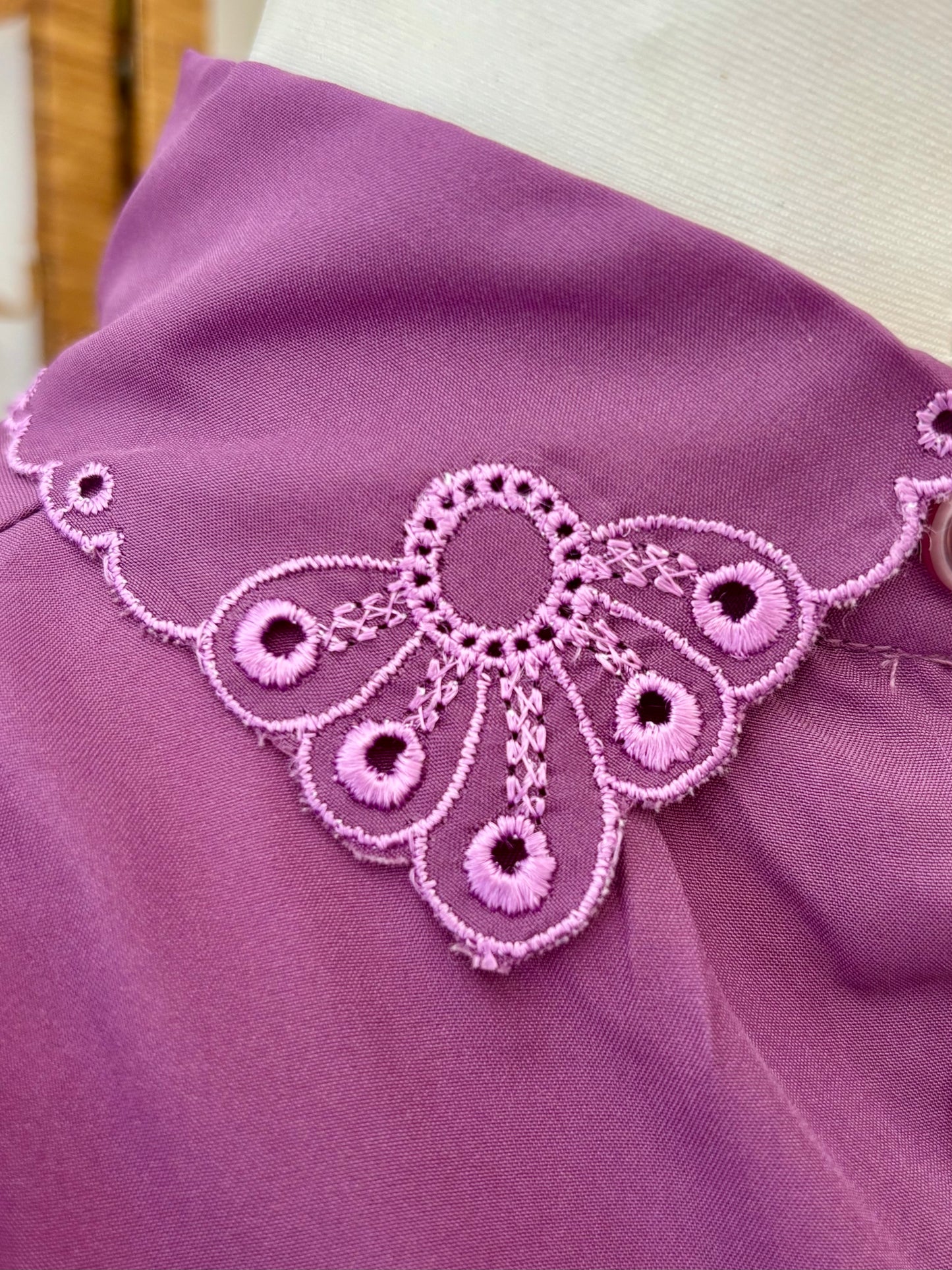 1980s Richard’s Purple Blouse (UK 16)