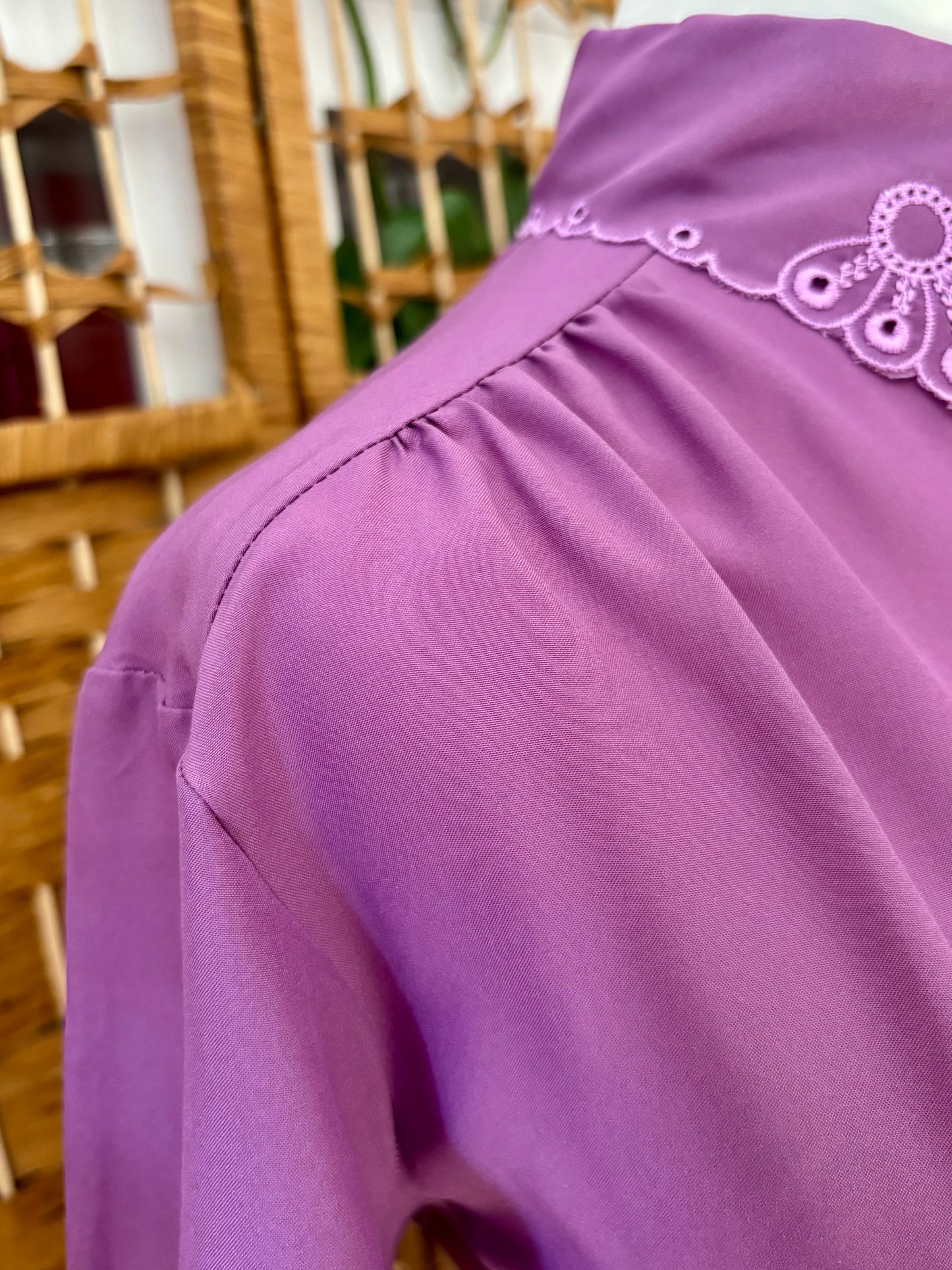 1980s Richard’s Purple Blouse (UK 16)