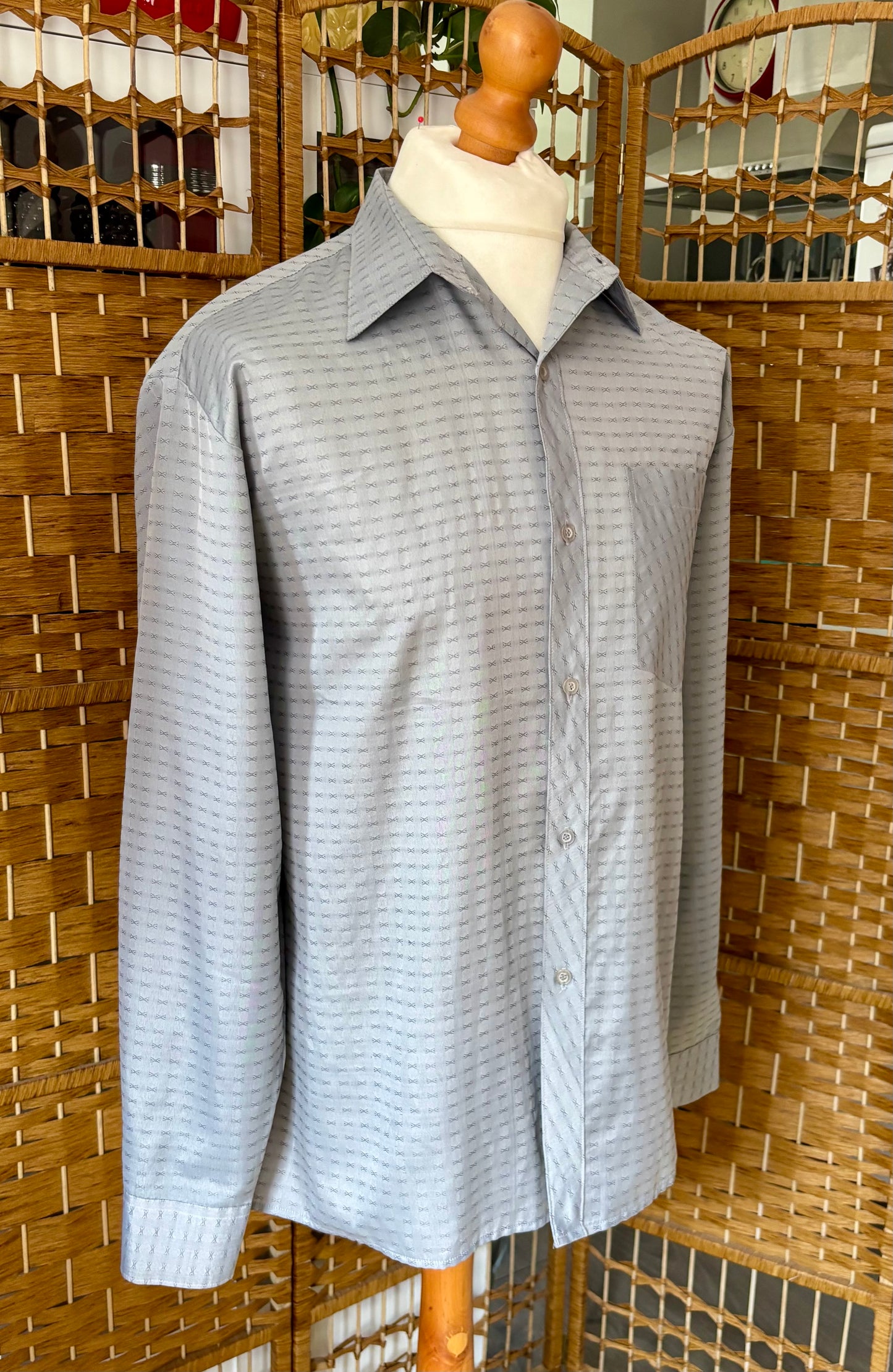 1980s Kevil Sun Grey Shirt (48”)