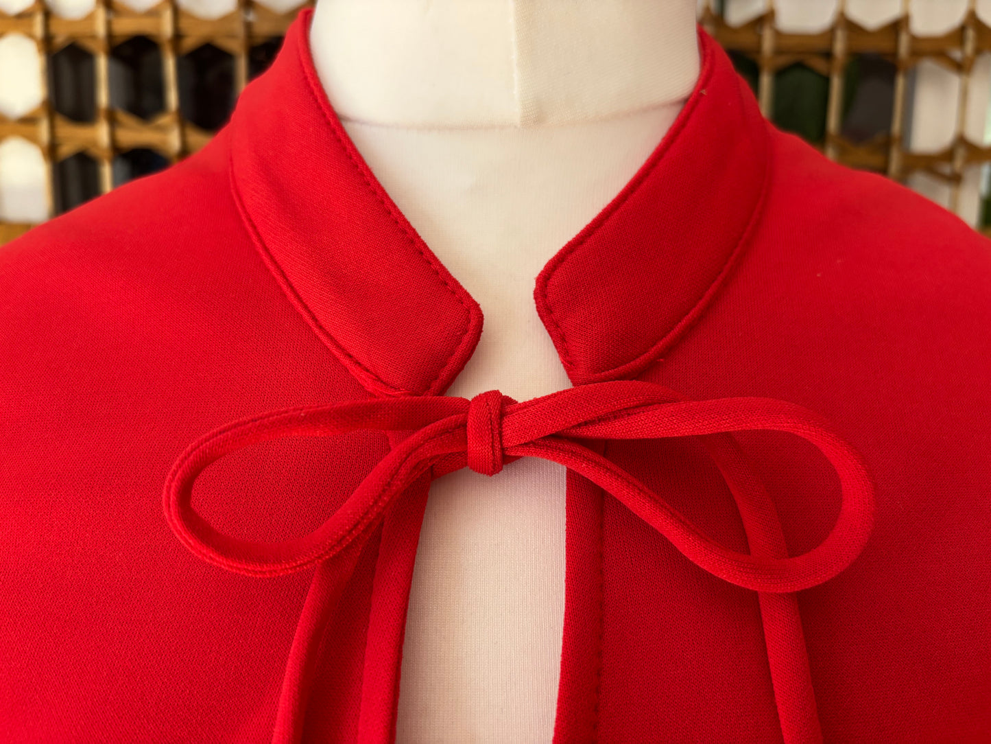 1970s Red Maxi-Dress (UK 10)