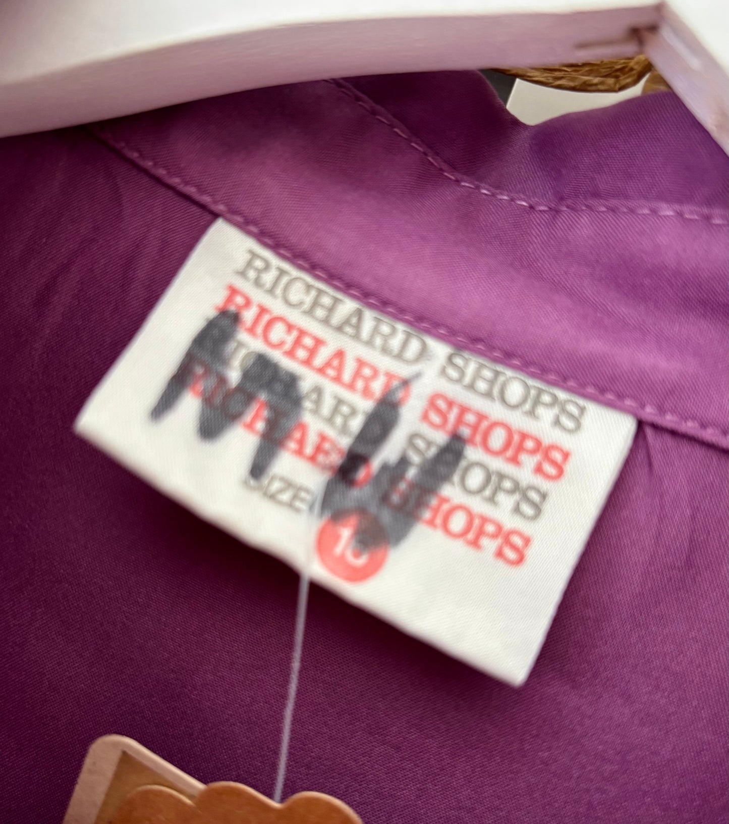 1980s Richard’s Purple Blouse (UK 16)