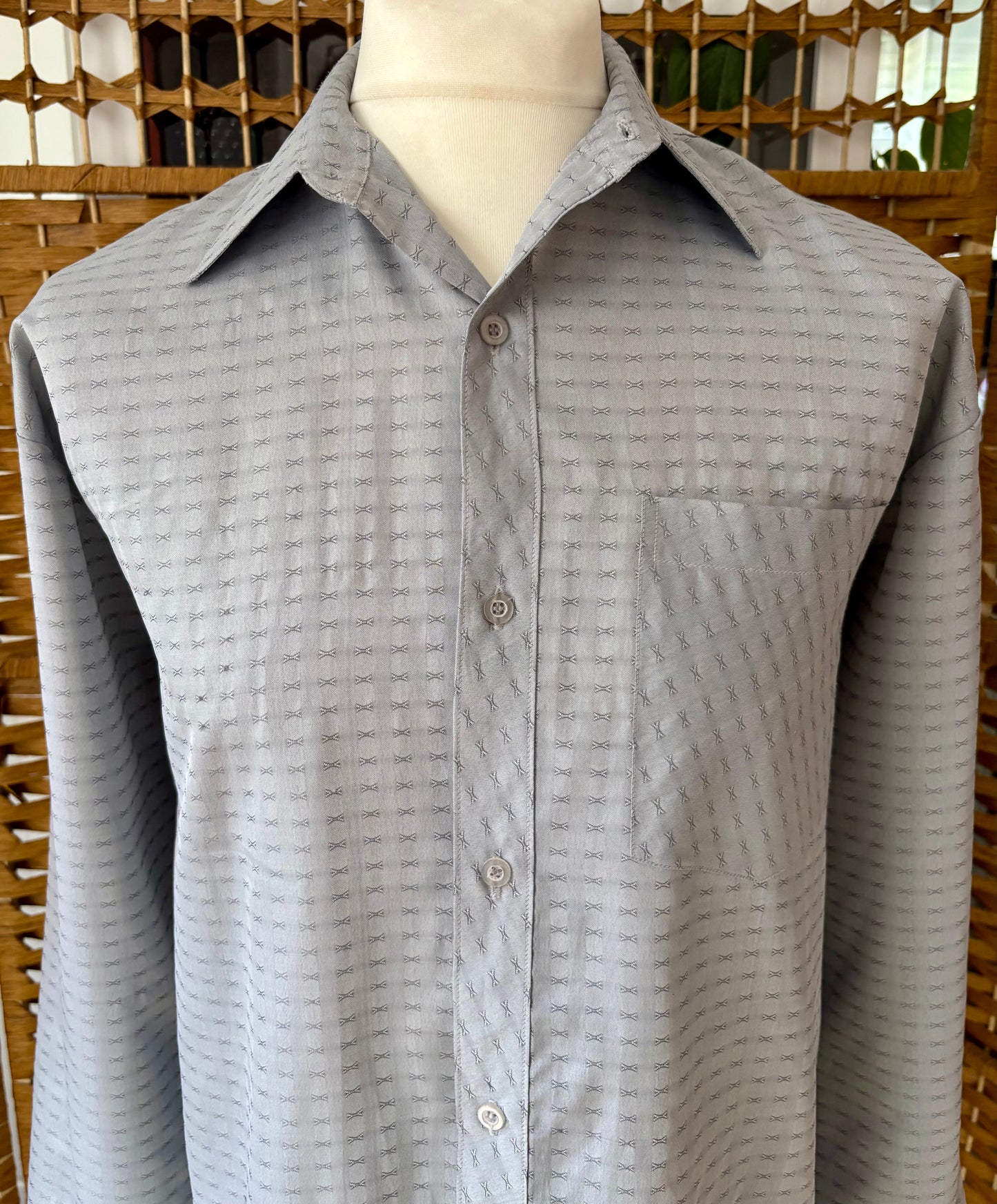 1980s Kevil Sun Grey Shirt (48”)
