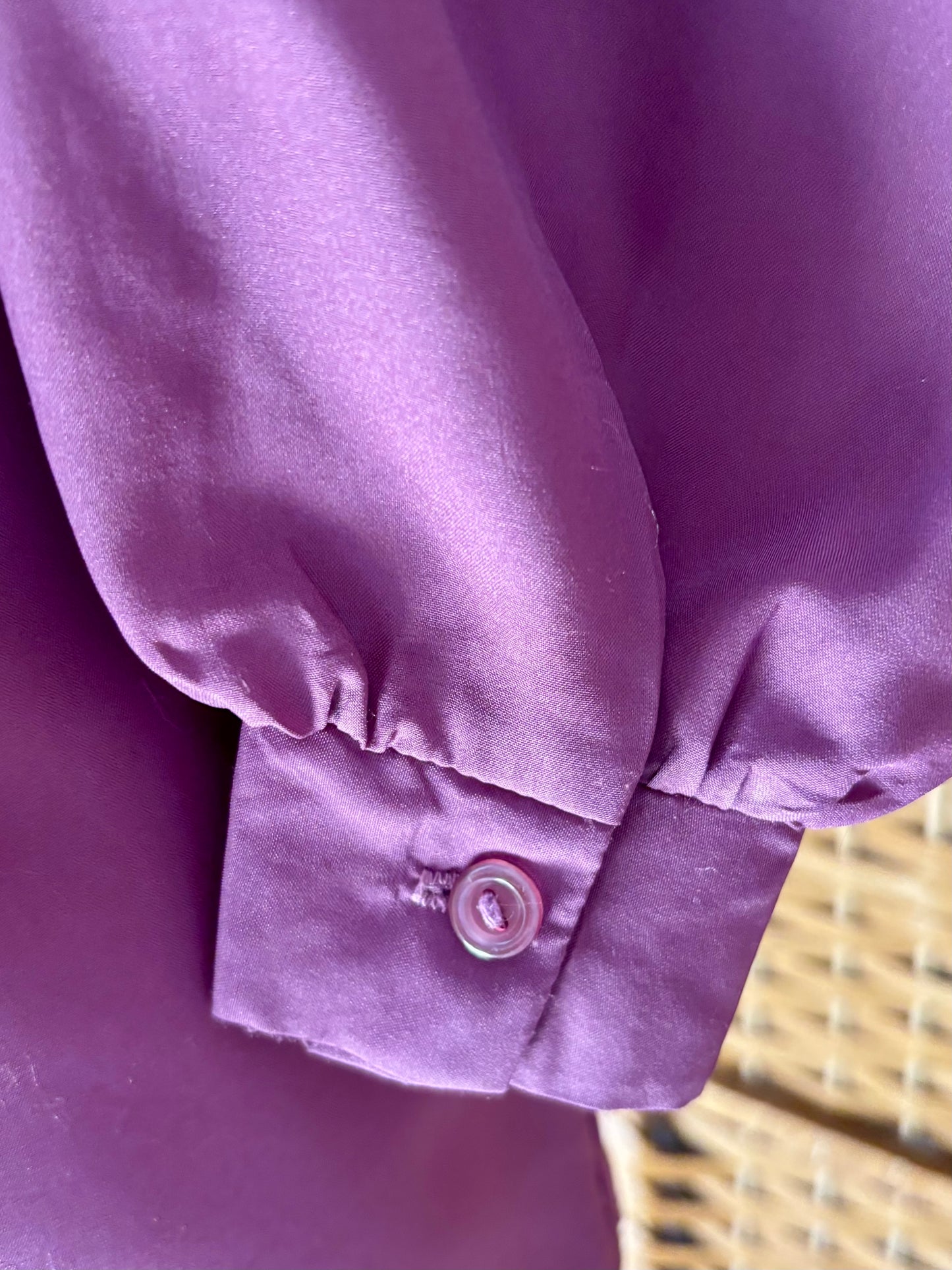 1980s Richard’s Purple Blouse (UK 16)