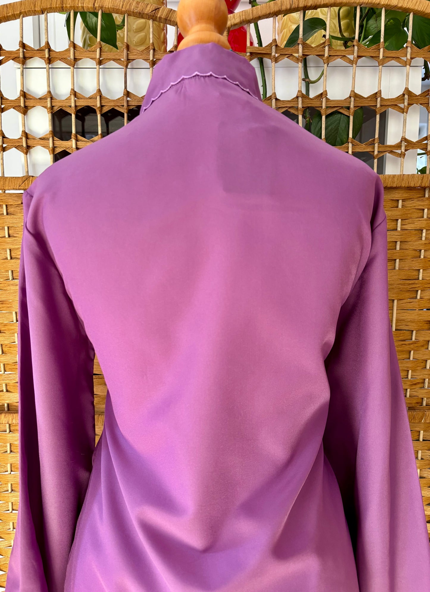 1980s Richard’s Purple Blouse (UK 16)