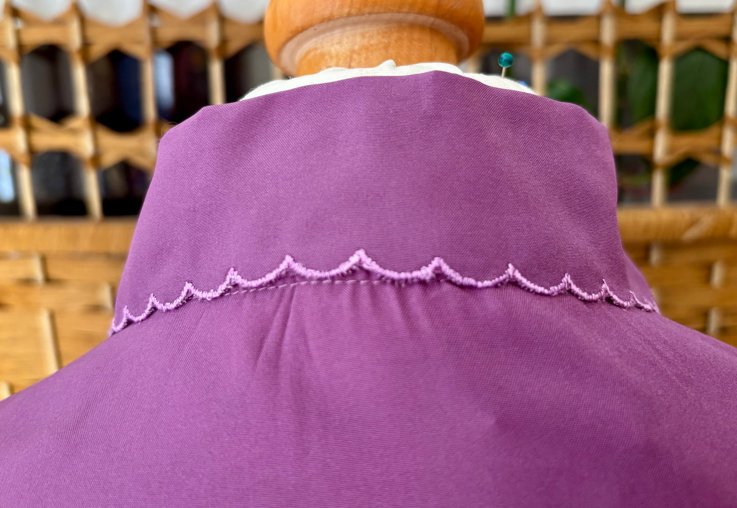 1980s Richard’s Purple Blouse (UK 16)