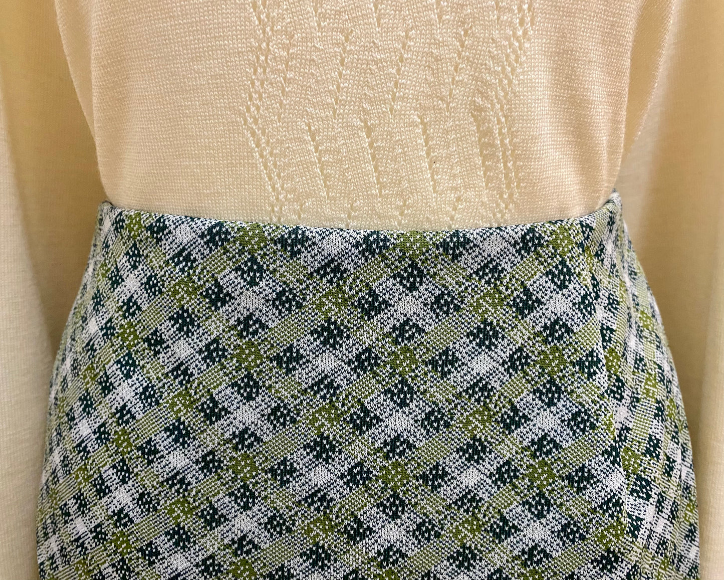 St Michael Geometric Print Skirt (UK 12)