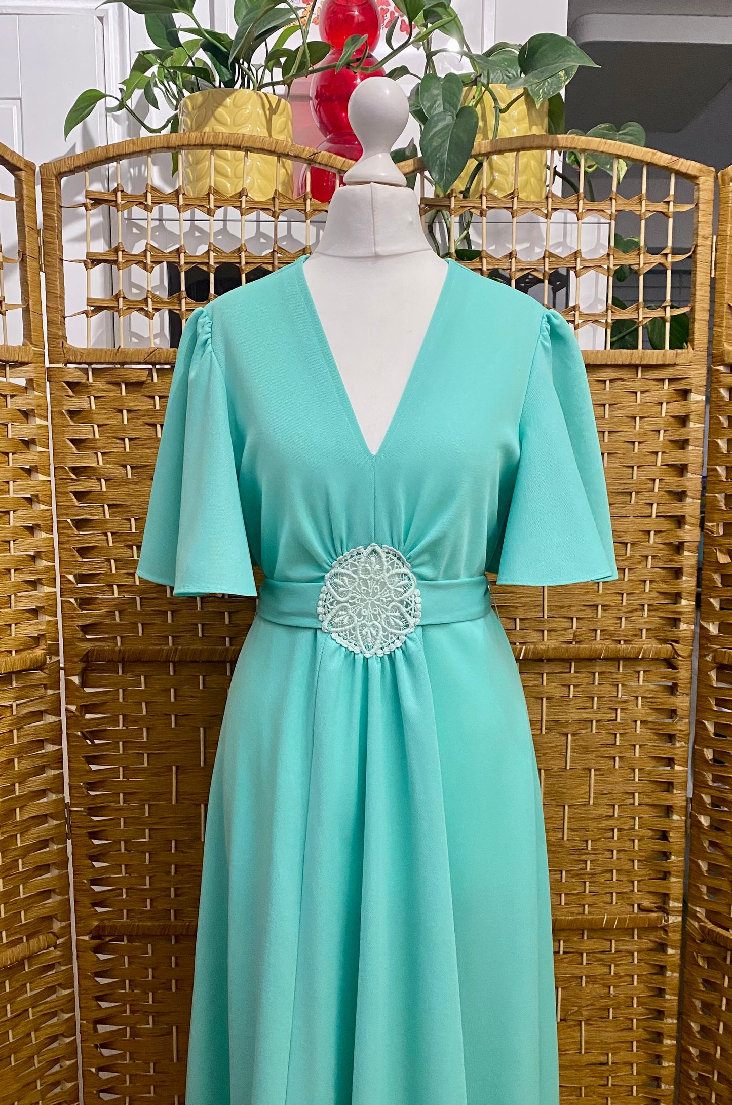 1970s Debenhams Midi-Dress (UK 8)