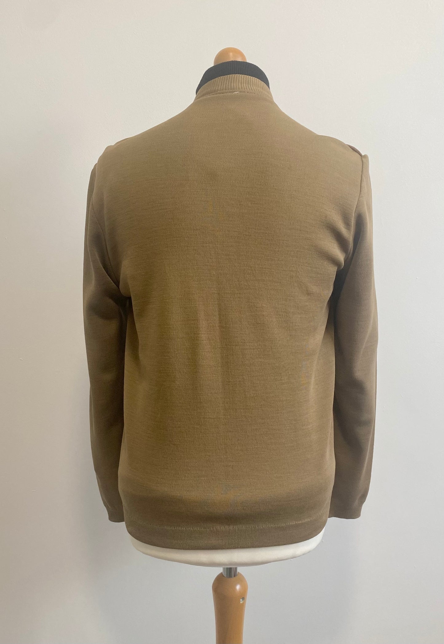 Suede/Wool Mix Knitwear