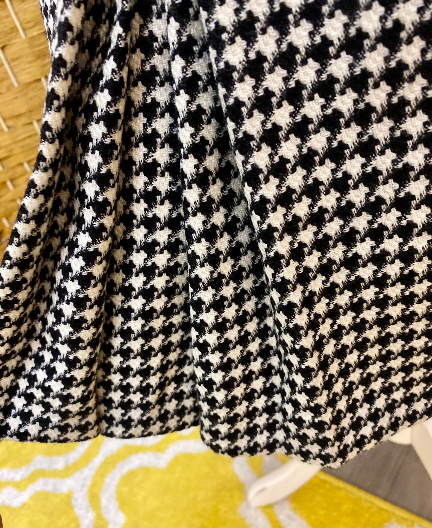 St Michael Wool Checked Skirt (UK 10)