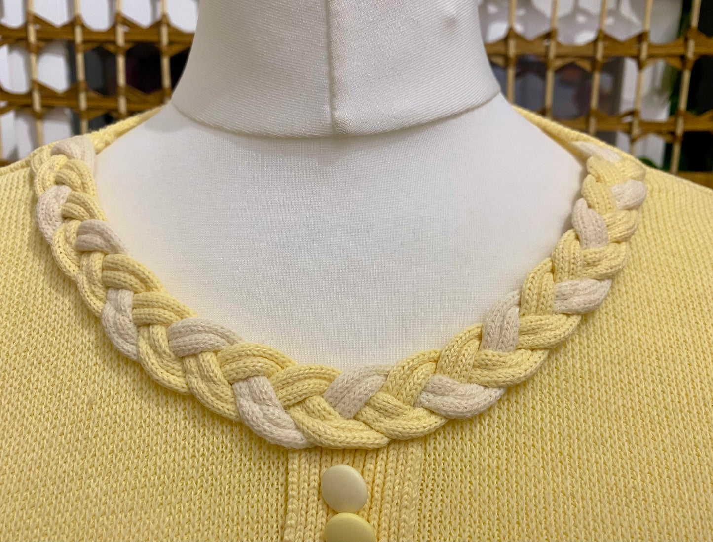 Yellow Knitted Top (UK 18/20)