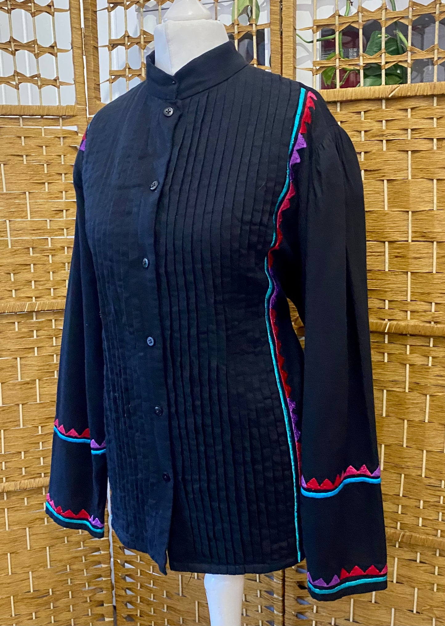 1980s Monsoon Blouse (UK 16)