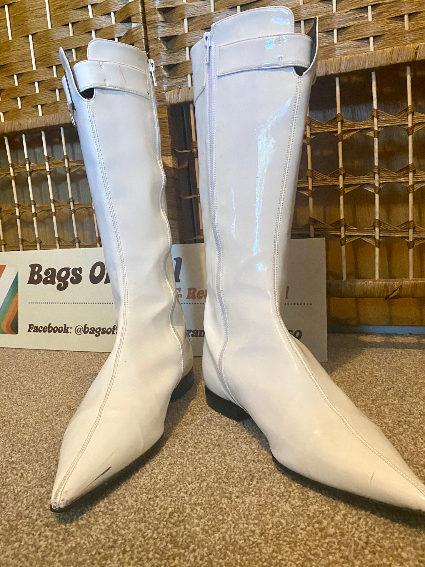 1960s White Patent ‘GoGo’ Boots