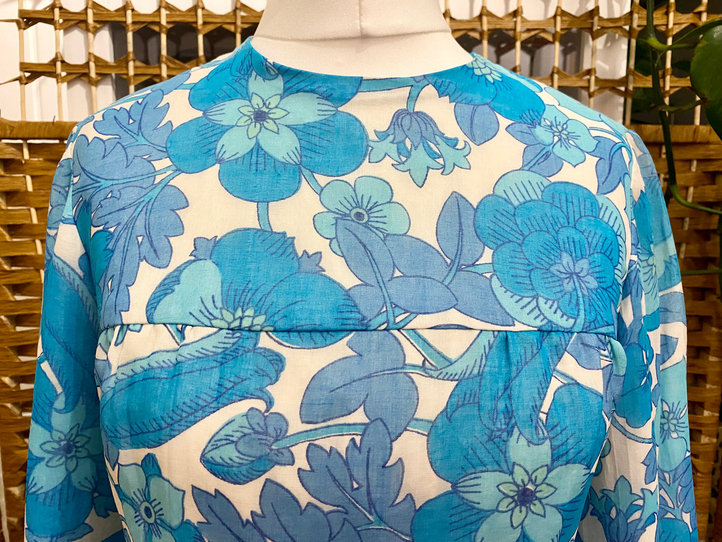 1960s Floral Mini-Dress (UK 8/10)