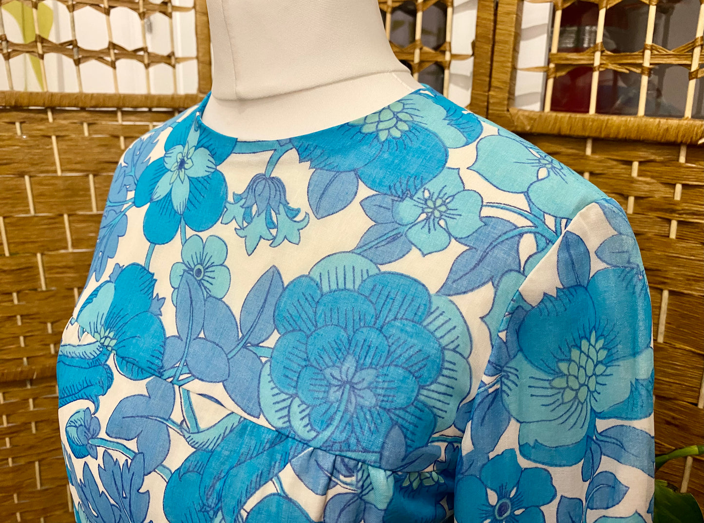 1960s Floral Mini-Dress (UK 8/10)