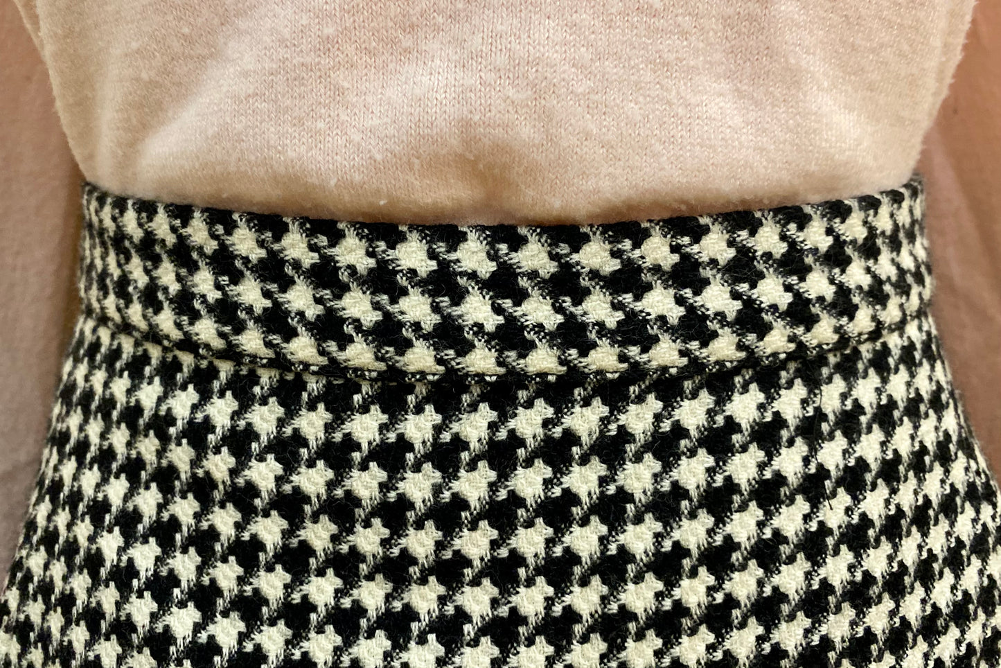 St Michael Wool Checked Skirt (UK 10)