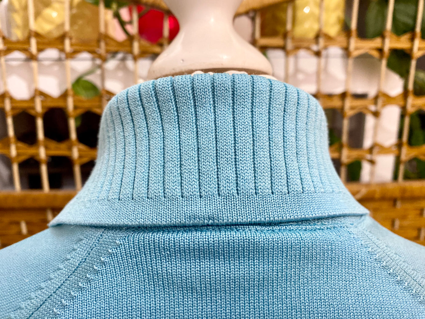 1960s Blue Knitwear (UK 16)