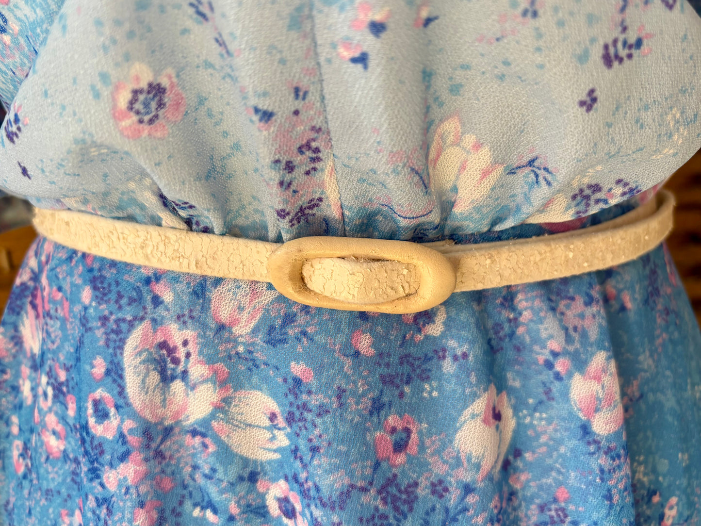 1980s C & A Floral Summer Dress (UK 10)