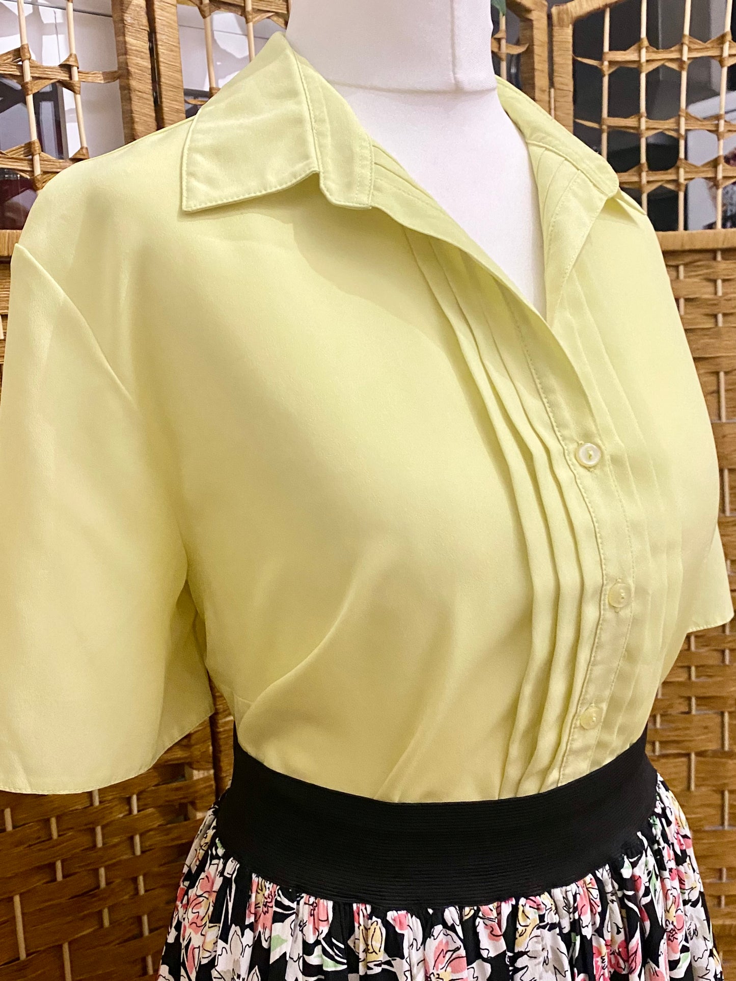 BHS Yellow Blouse (UK 18)