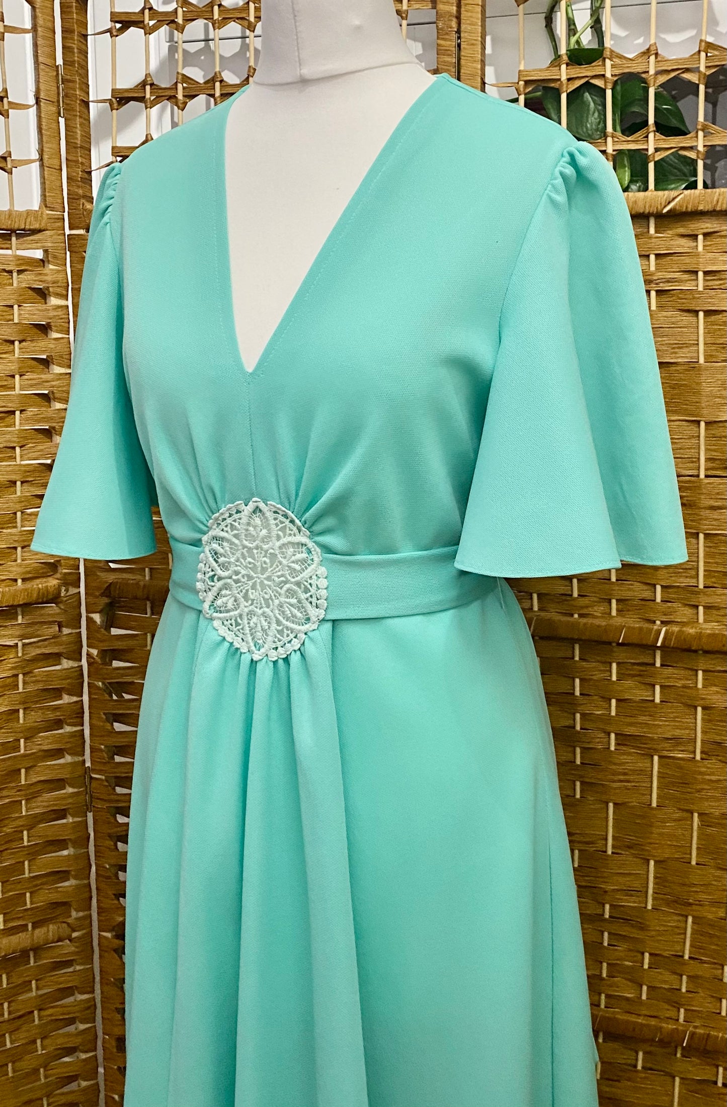 1970s Debenhams Midi-Dress (UK 8)