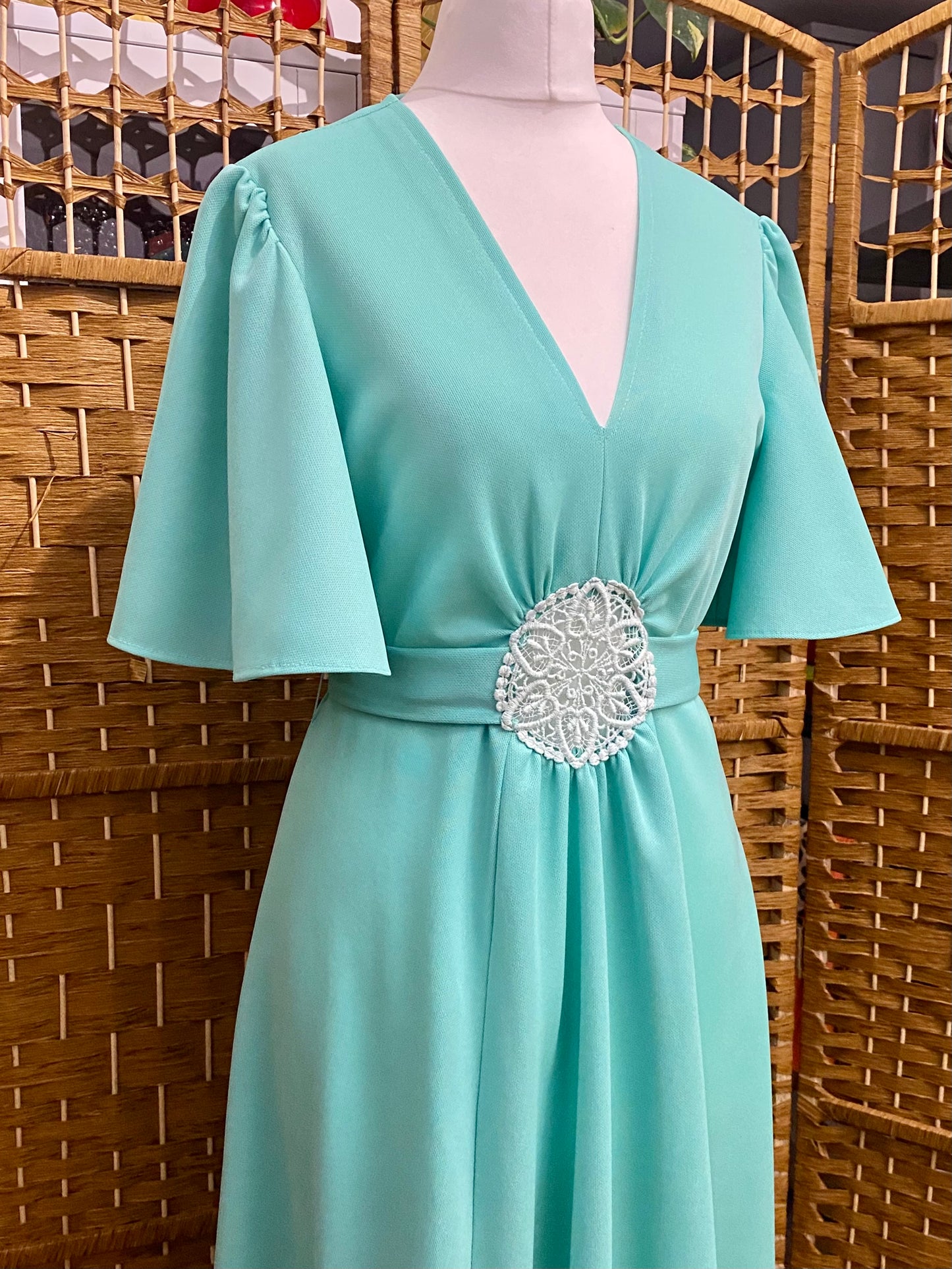 1970s Debenhams Midi-Dress (UK 8)