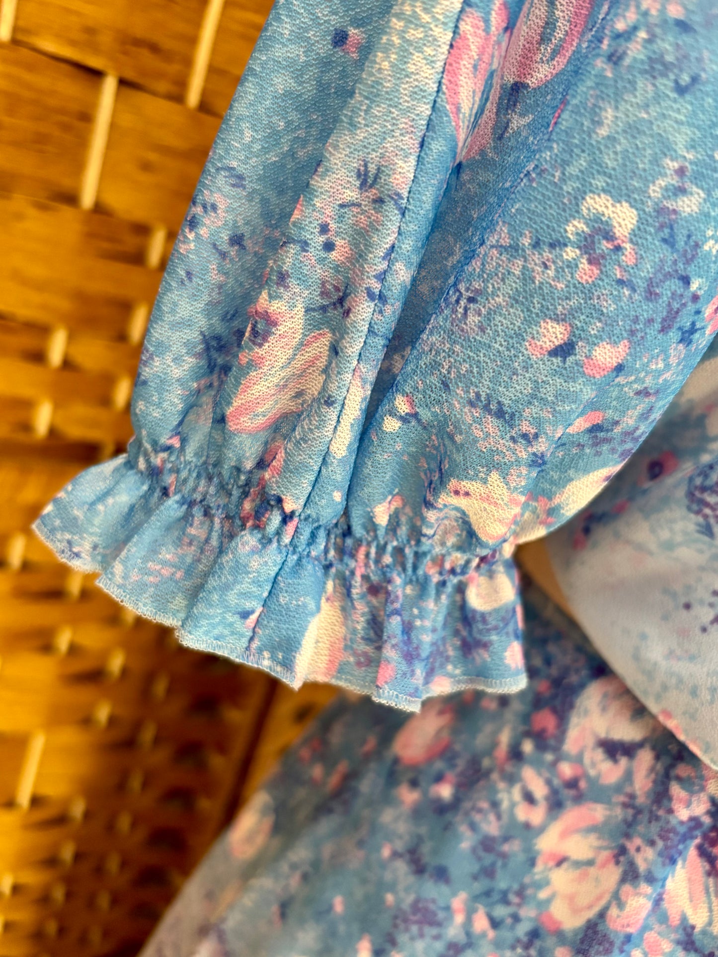 1980s C & A Floral Summer Dress (UK 10)