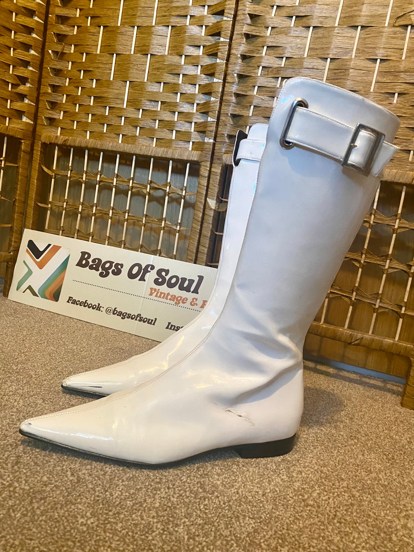 1960s White Patent ‘GoGo’ Boots