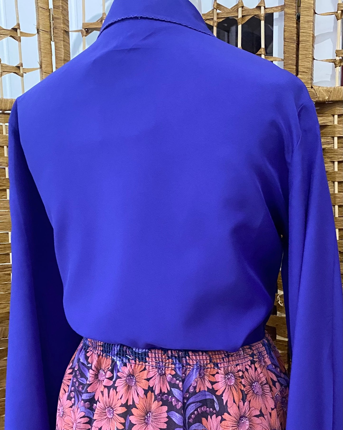 1970s Bonworth Purple Blouse (UK 12)