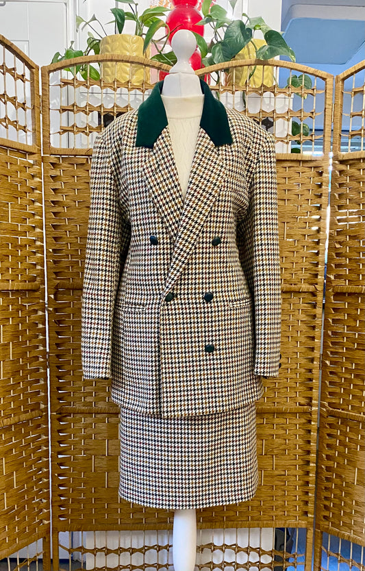 1980s C & A Skirt Suit (UK 10/12)