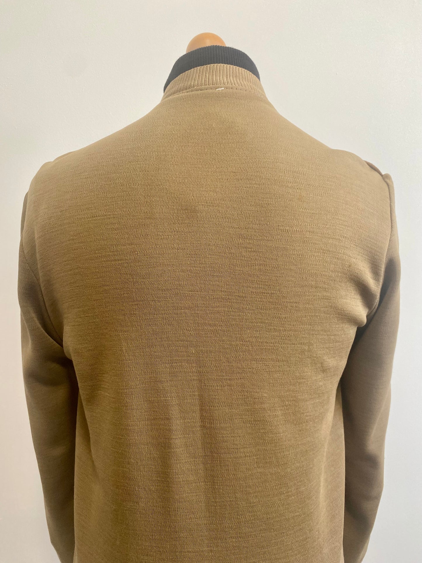 Suede/Wool Mix Knitwear