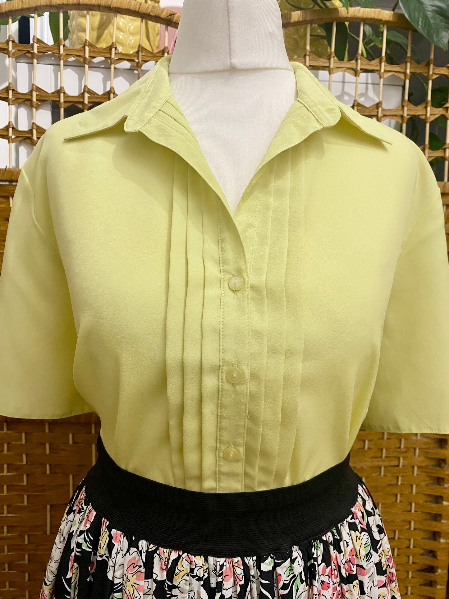 BHS Yellow Blouse (UK 18)