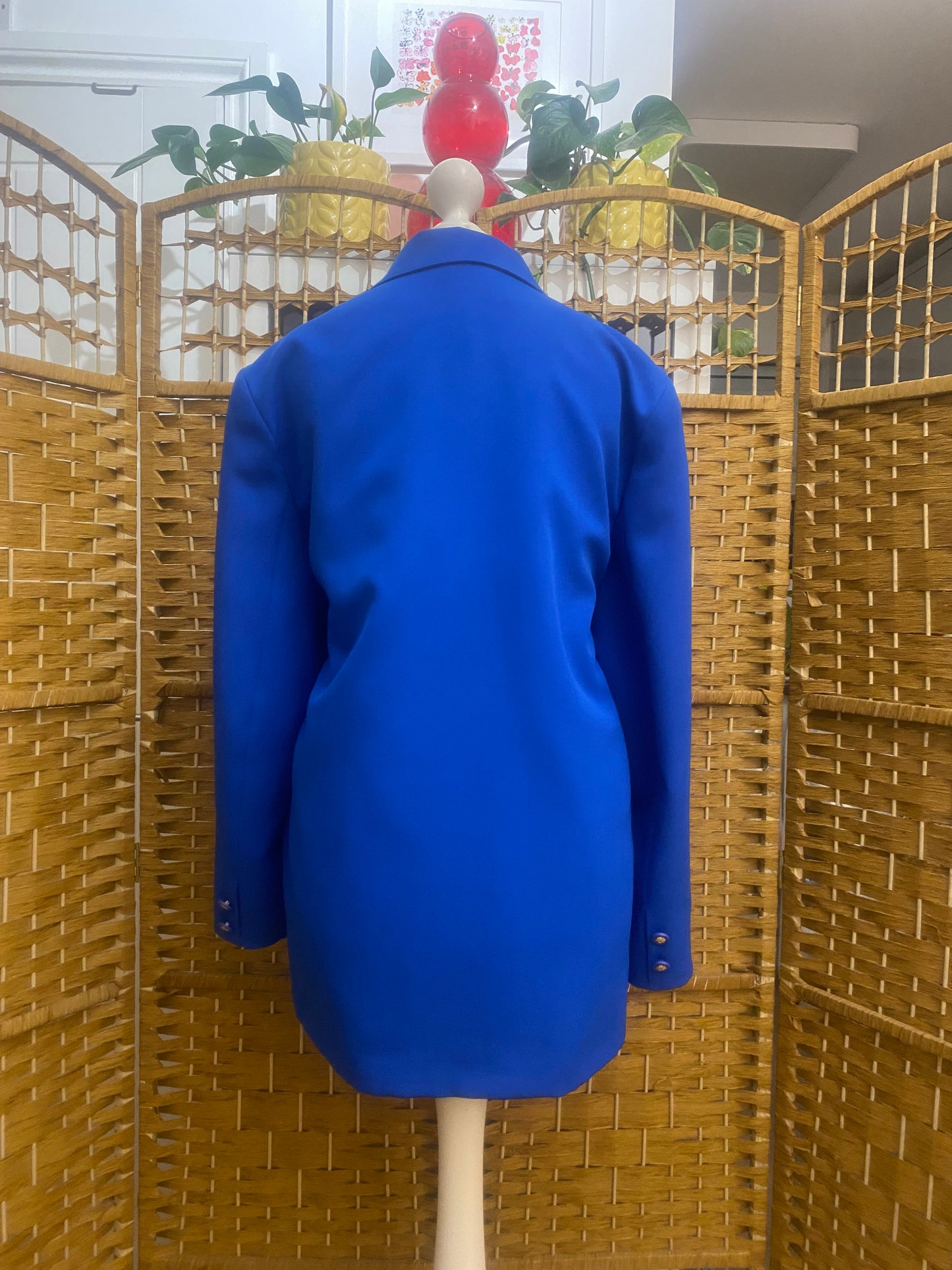 1980s Blue Blazer (UK 16)