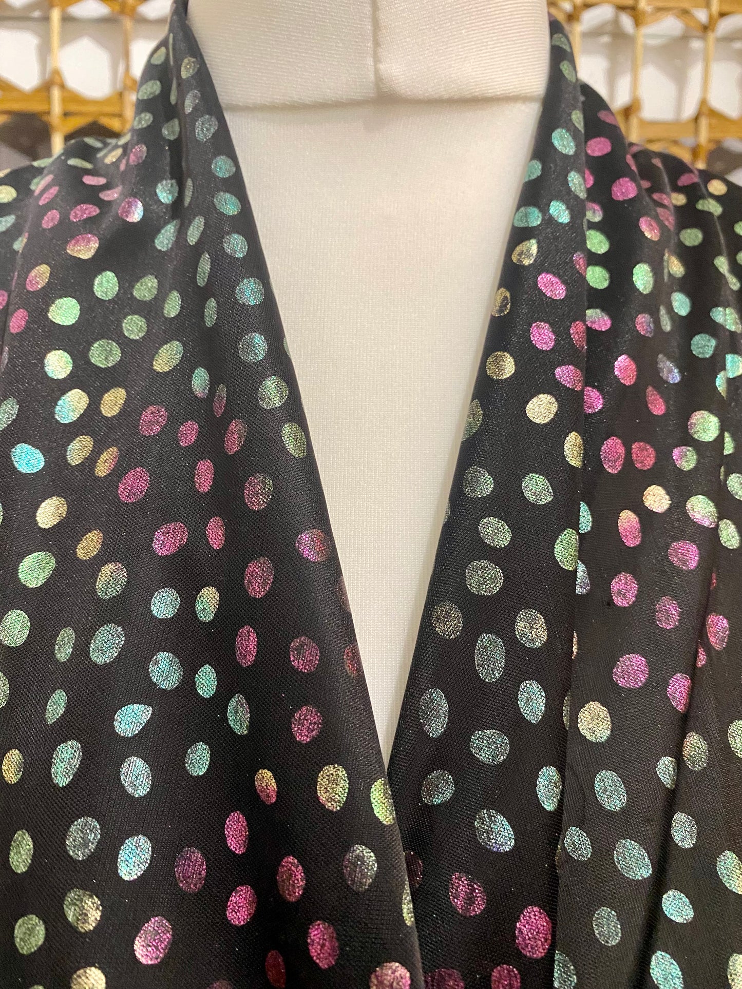 1980s Ma-Sai Polka Dot Blouse (UK 14)