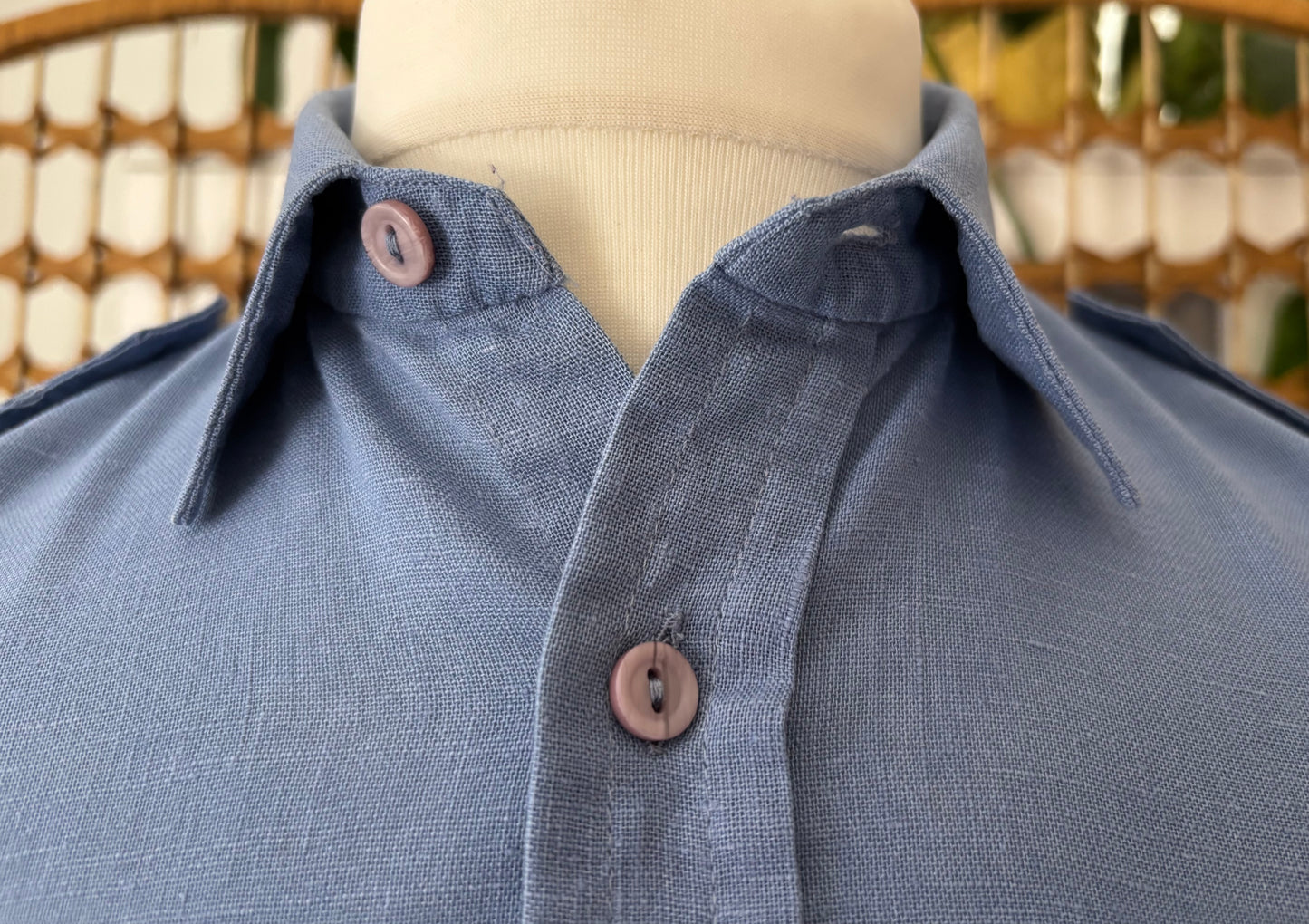 1970s St Michael Short Sleeve Shirt (40”)