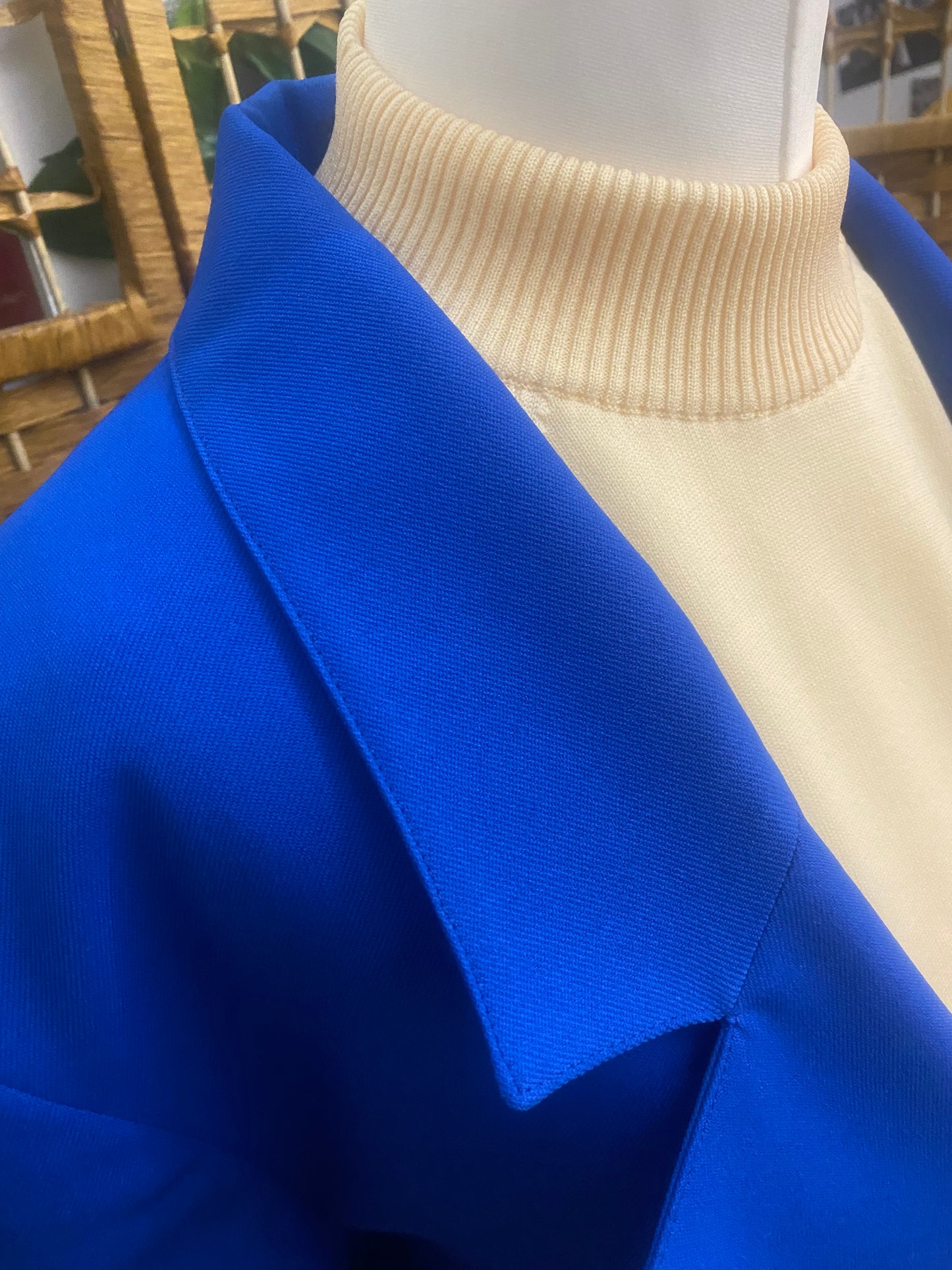 1980s Blue Blazer (UK 16)