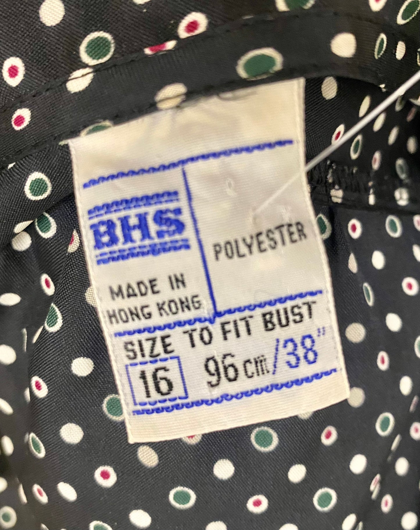 1970s BHS Spotted Blouse (UK 14)