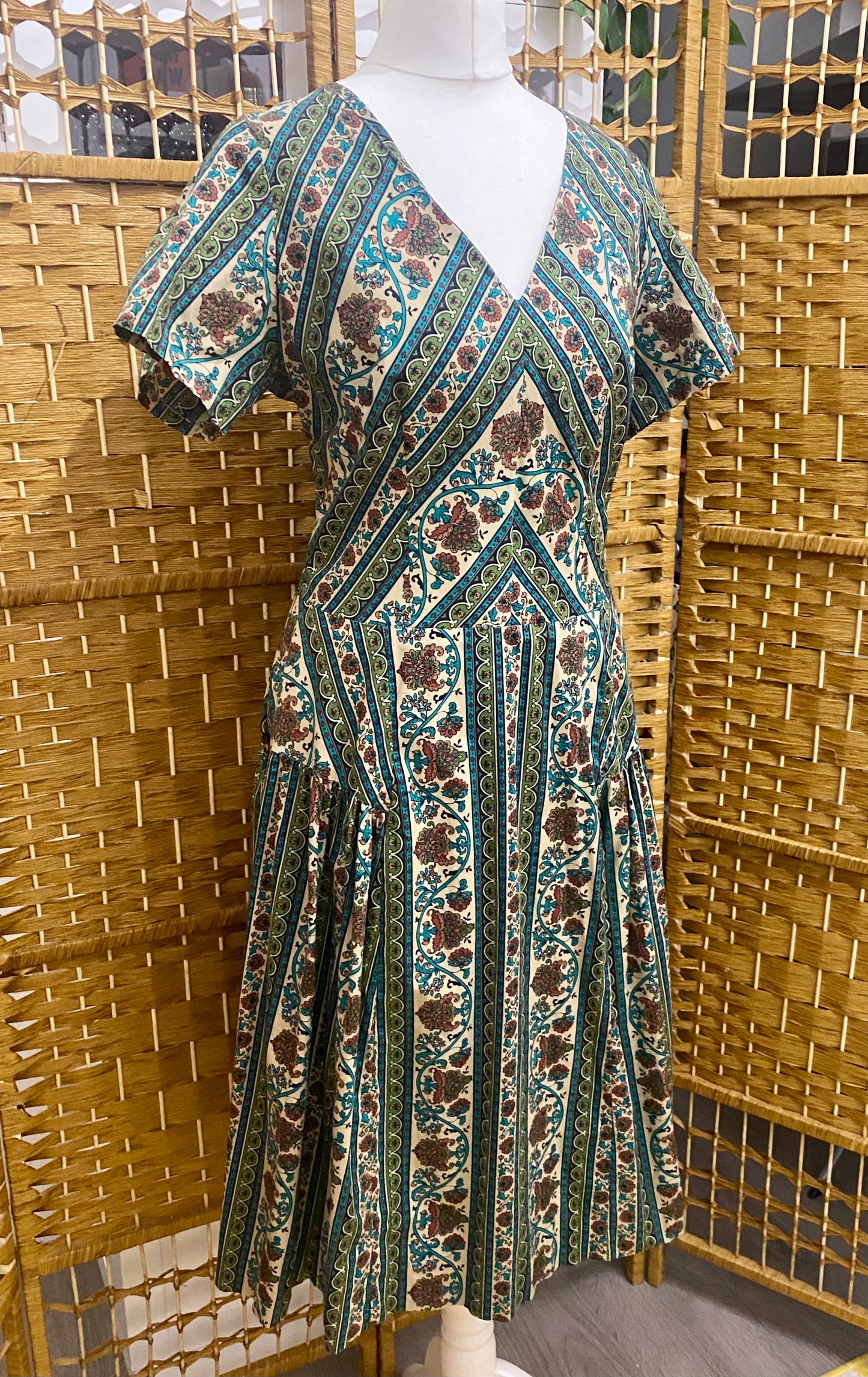 Floral Midi-Dress (UK 14)