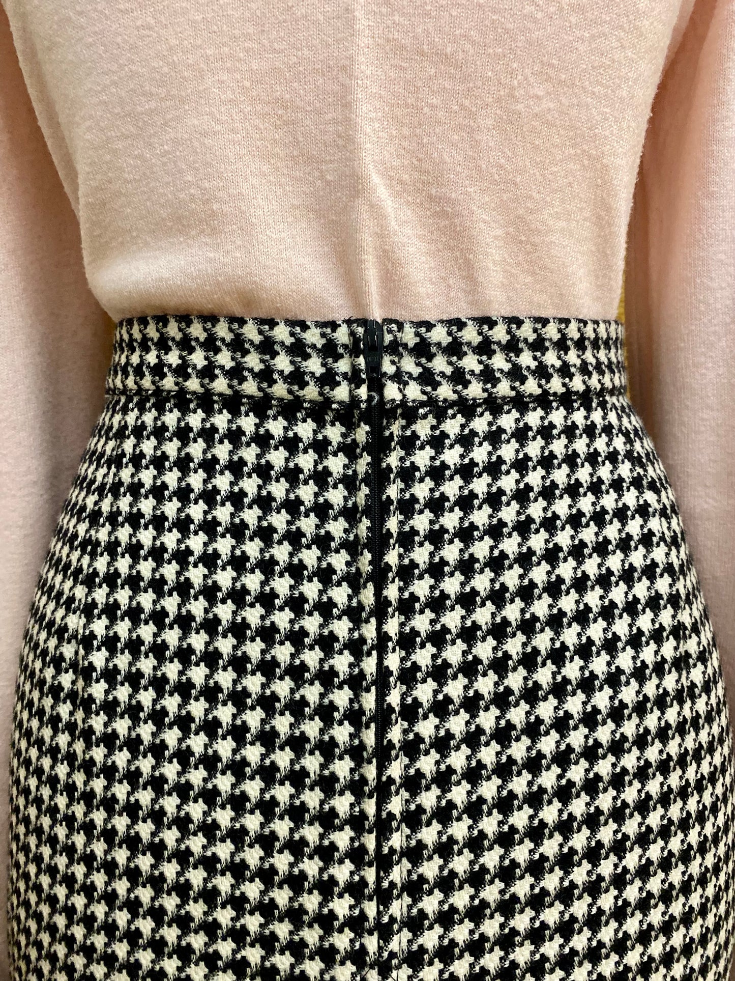 St Michael Wool Checked Skirt (UK 10)