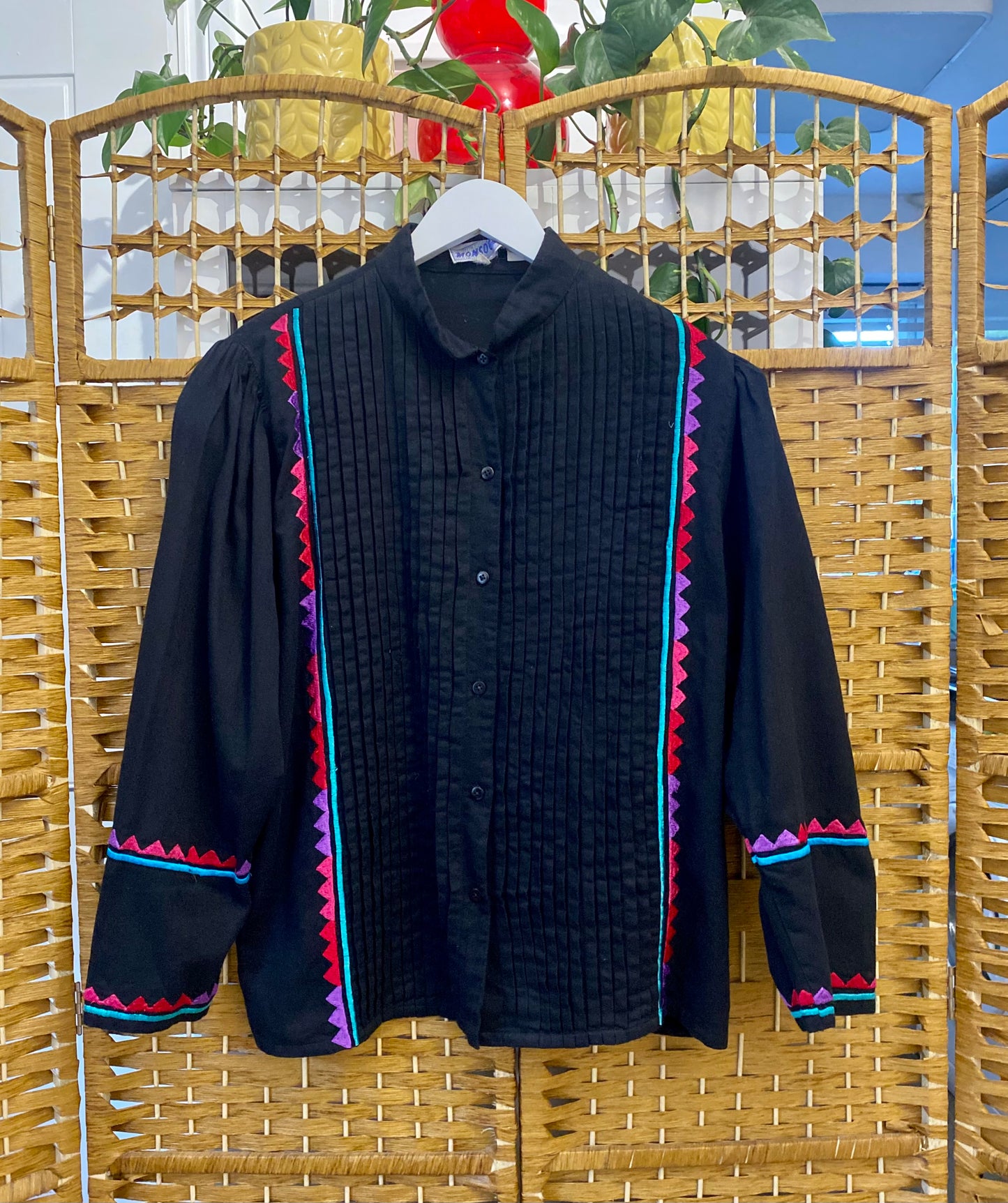 1980s Monsoon Blouse (UK 16)