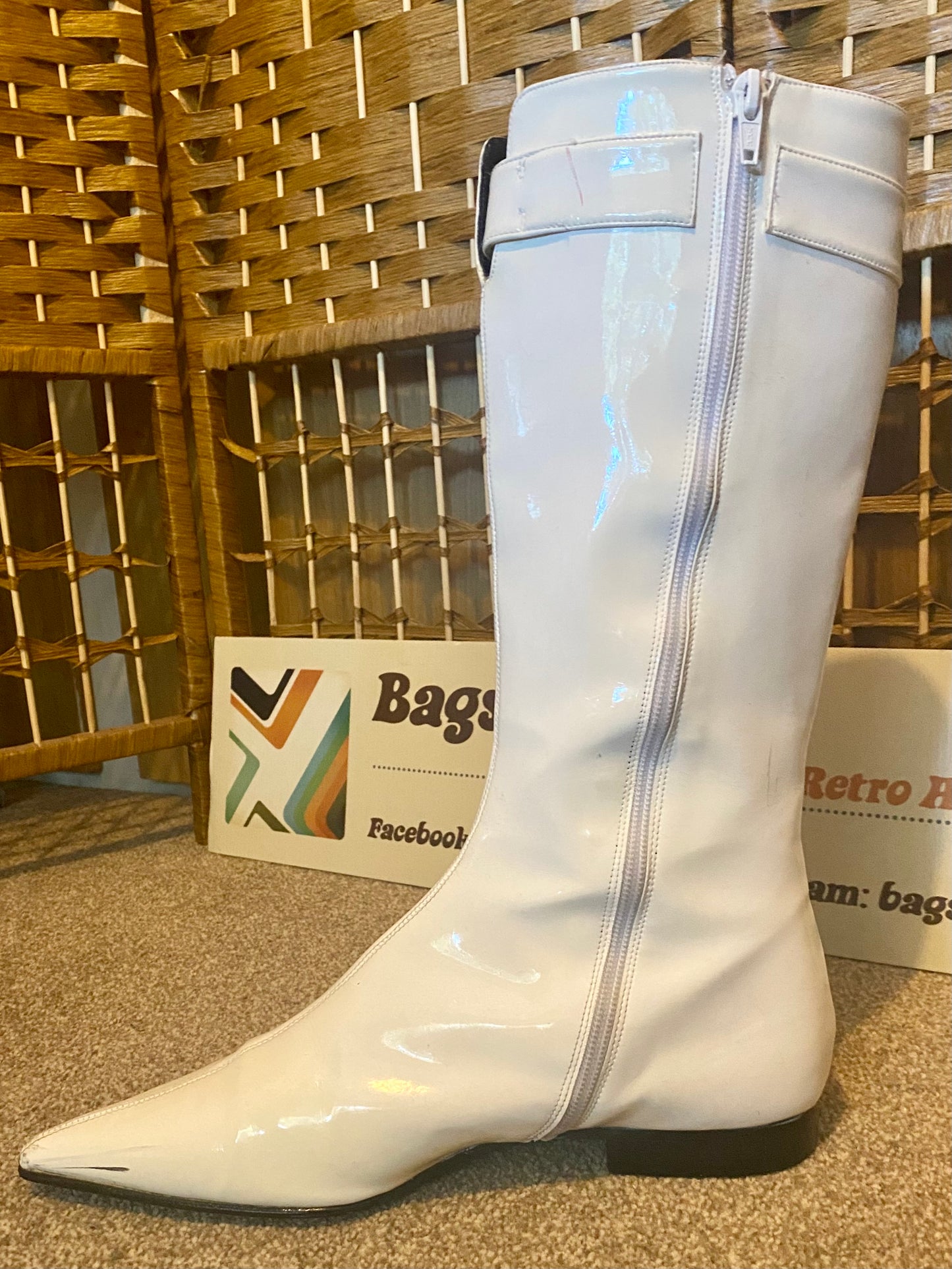 1960s White Patent ‘GoGo’ Boots