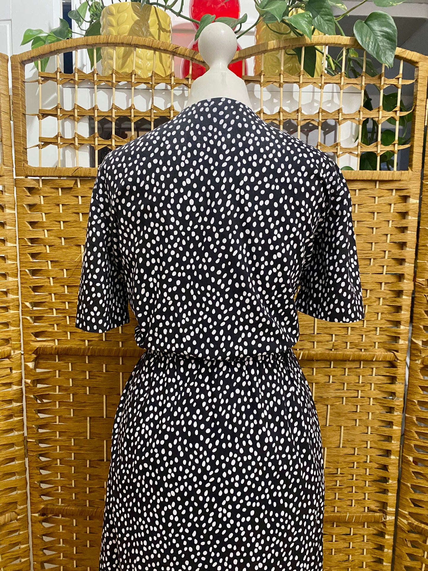 Monochrome Midi-Dress (UK 10)