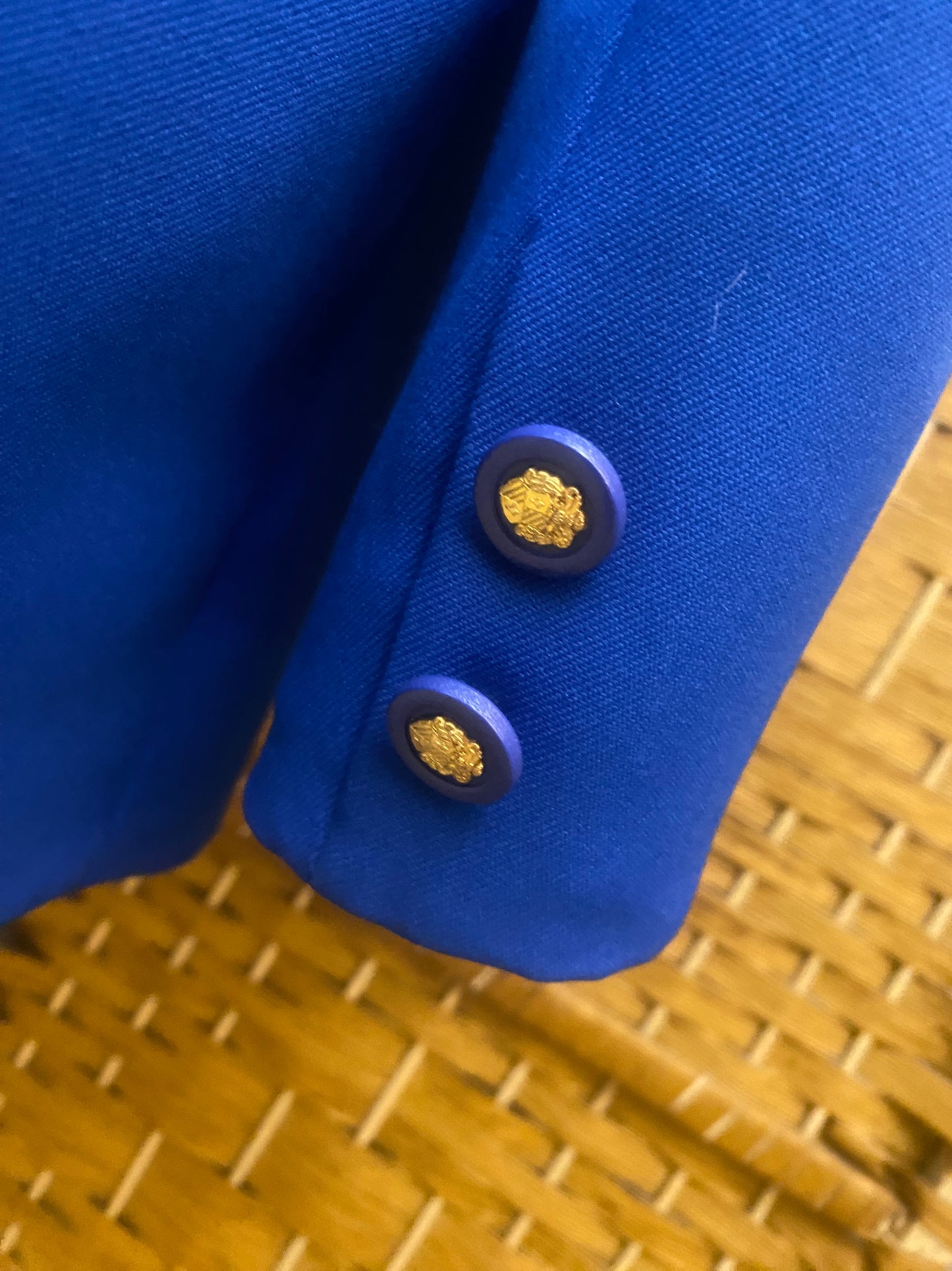 1980s Blue Blazer (UK 16)