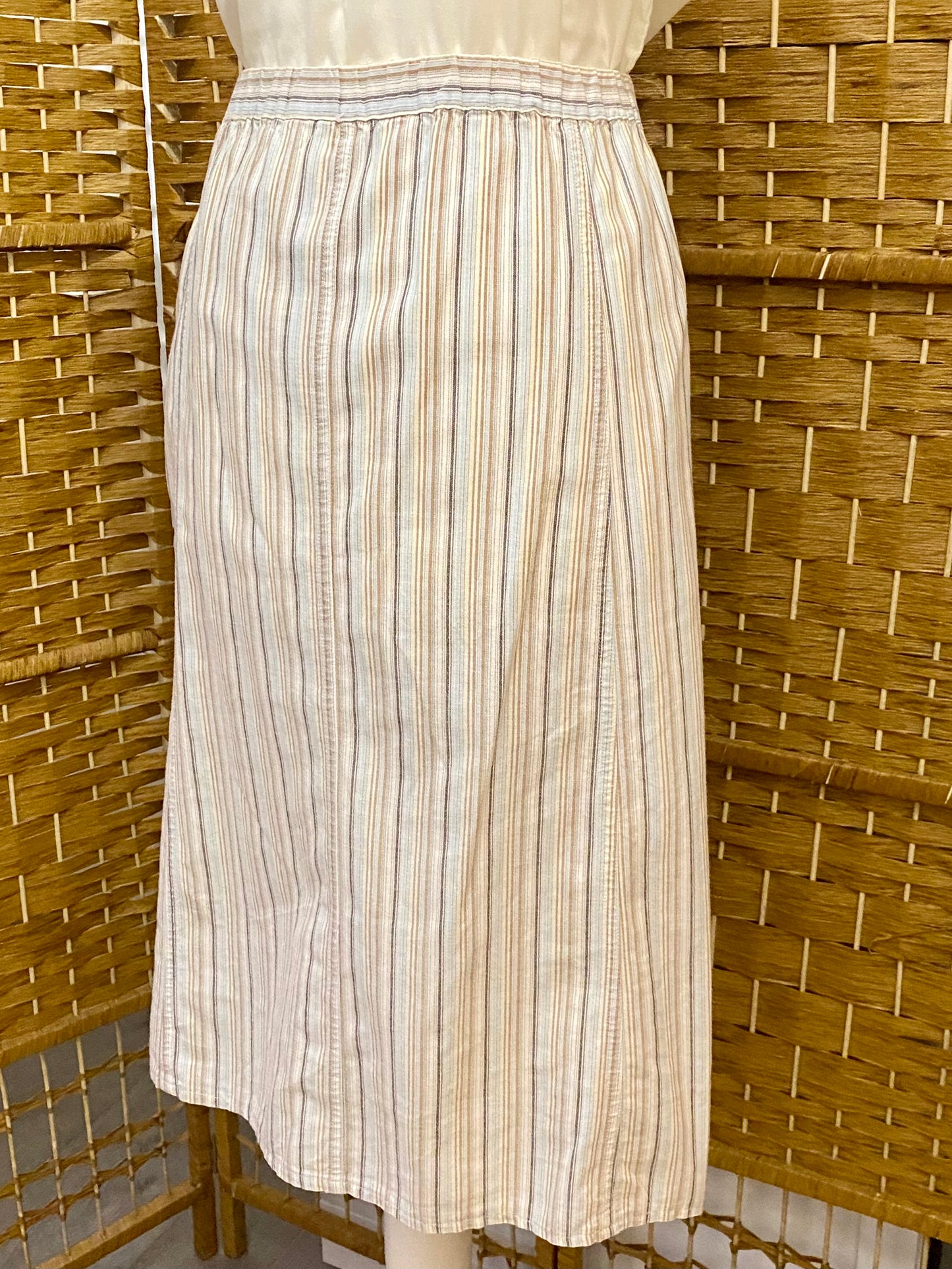 Striped Midi-Skirt (UK 12)