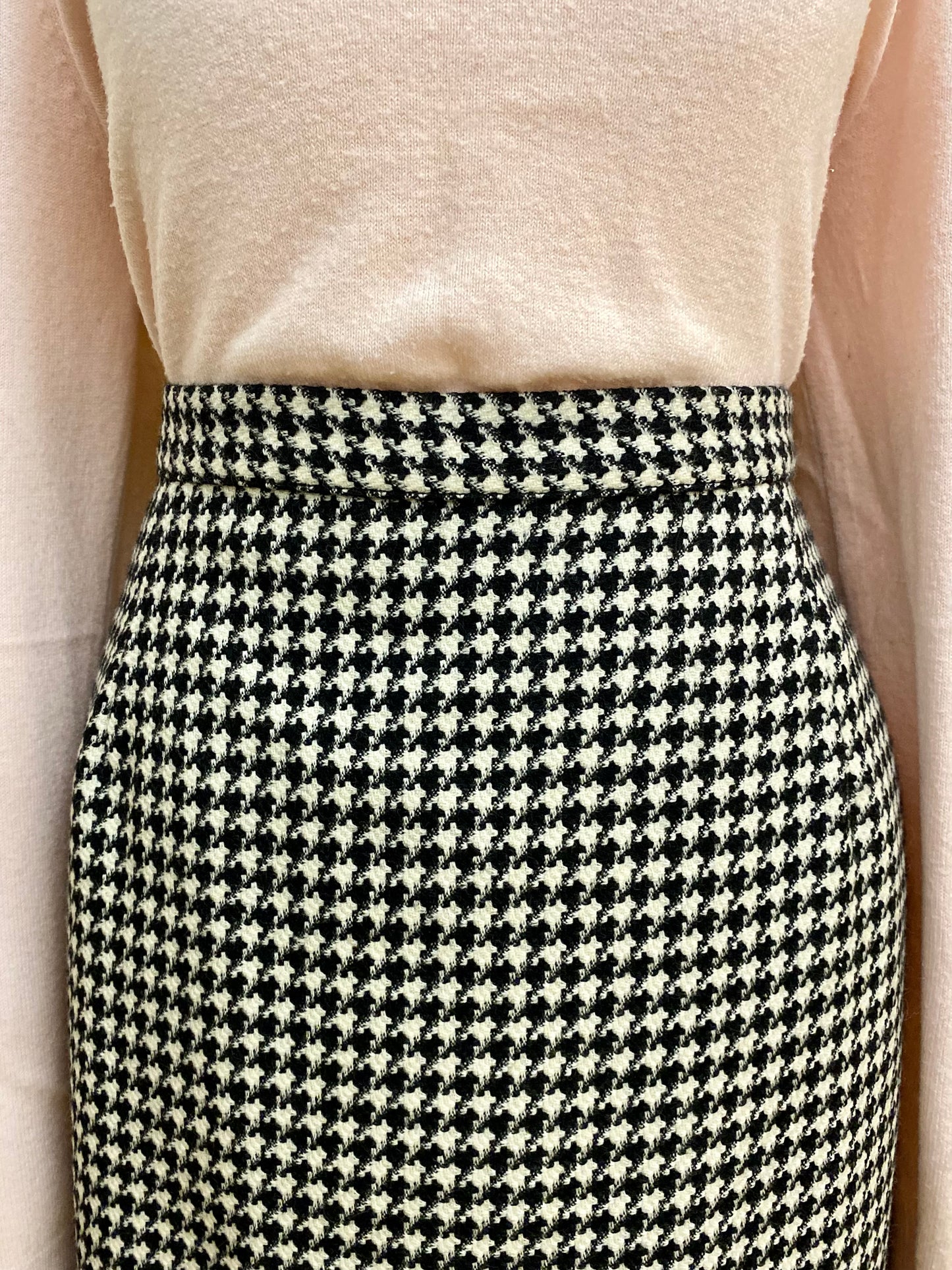 St Michael Wool Checked Skirt (UK 10)