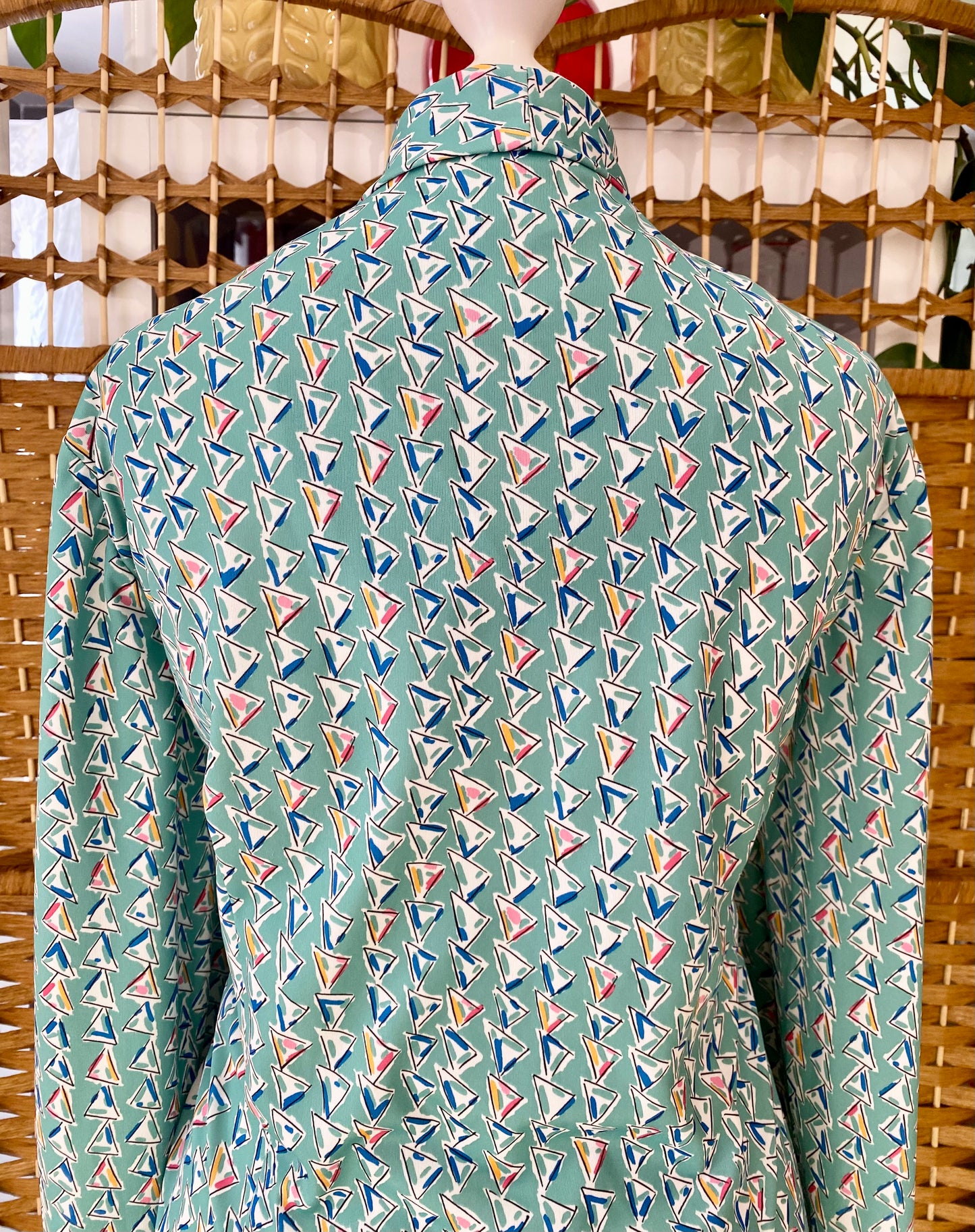 Howard’s Geometric Print Blouse (UK 16/18)