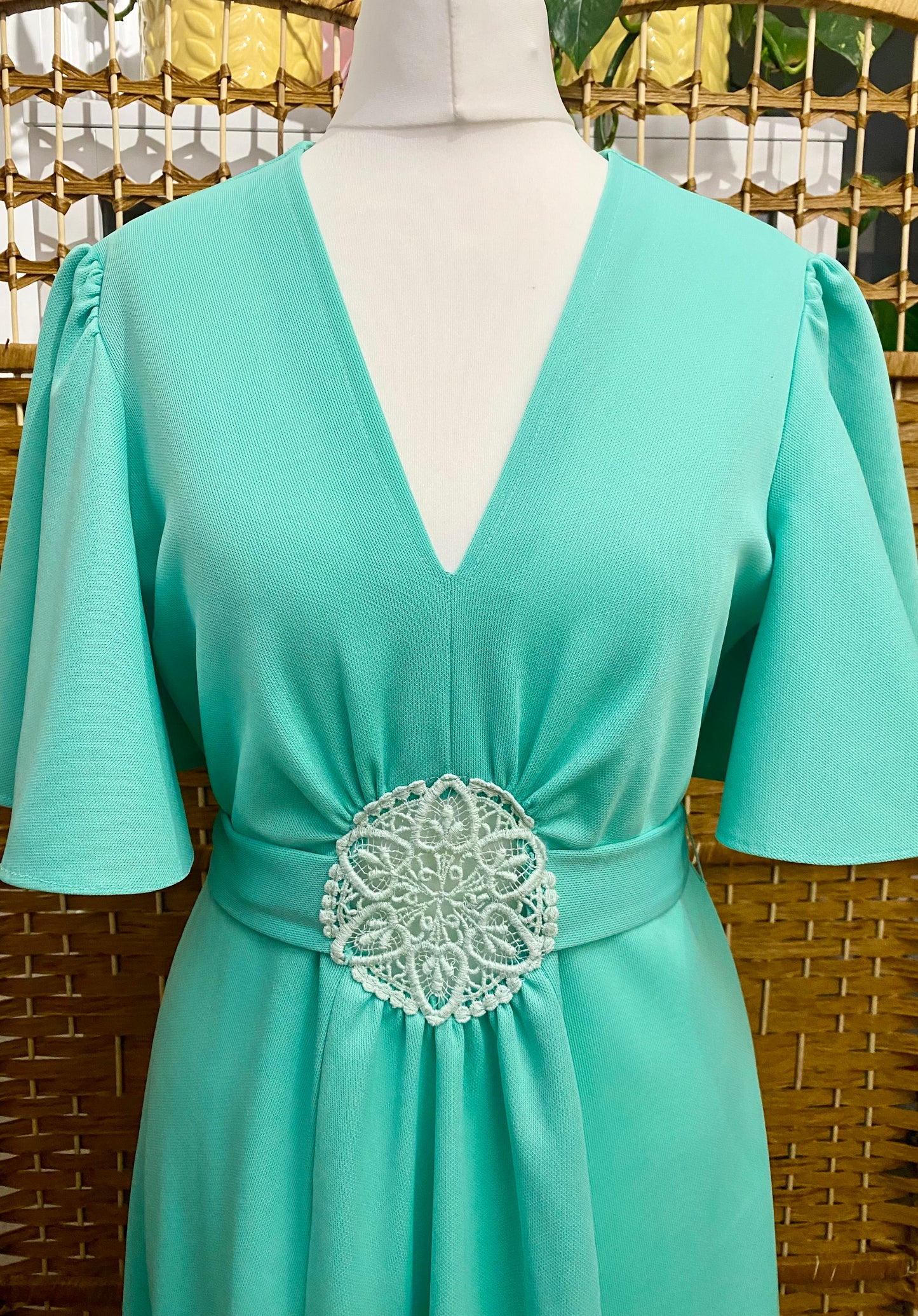 1970s Debenhams Midi-Dress (UK 8)