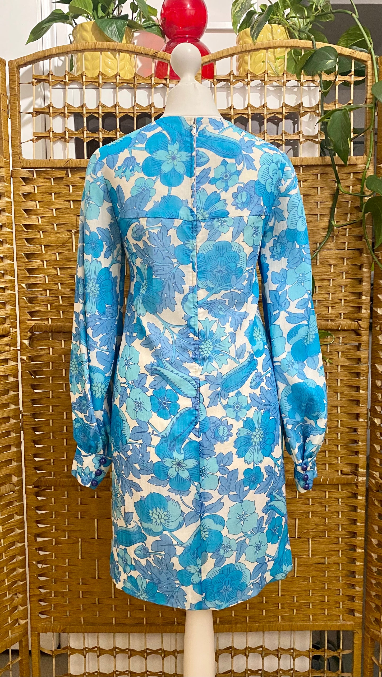 1960s Floral Mini-Dress (UK 8/10)