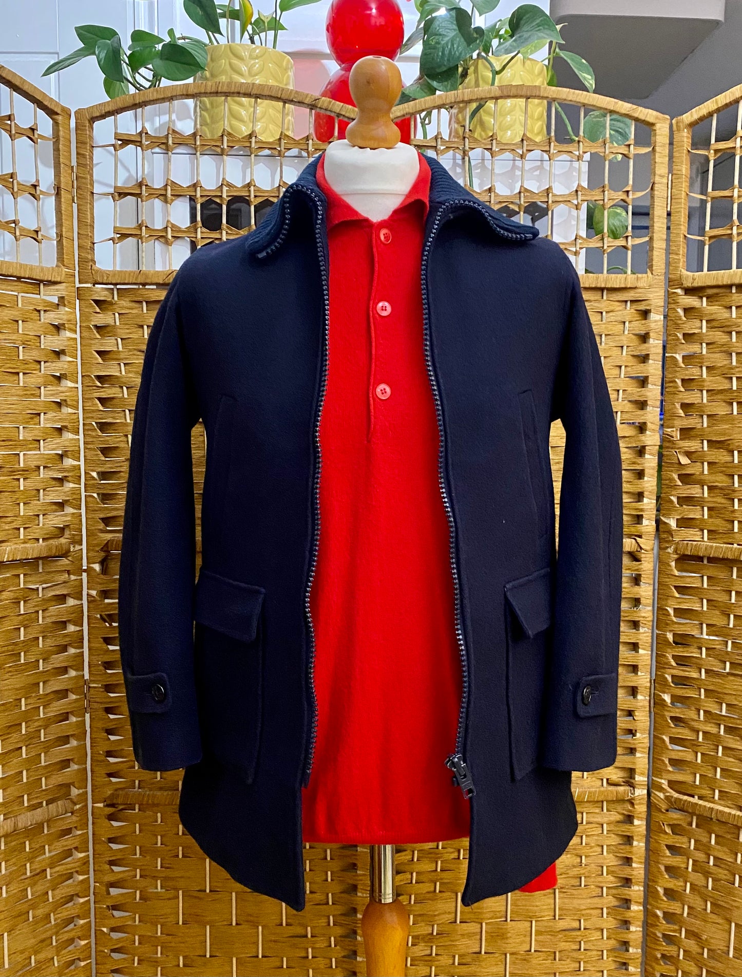 Michel de Lisle Navy Wool Jacket (40”)