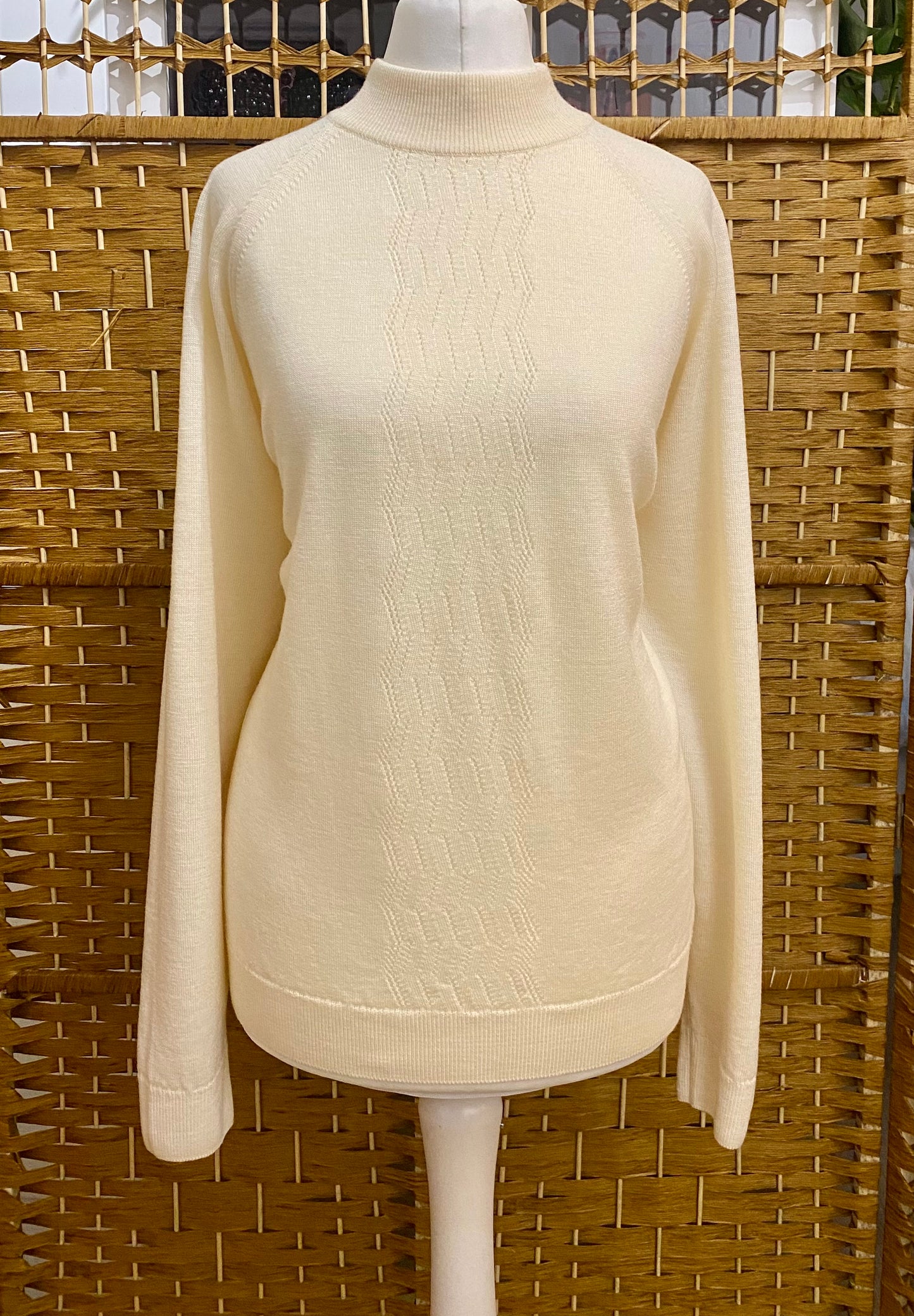 Cream Knitted Sweater (UK 16/18)